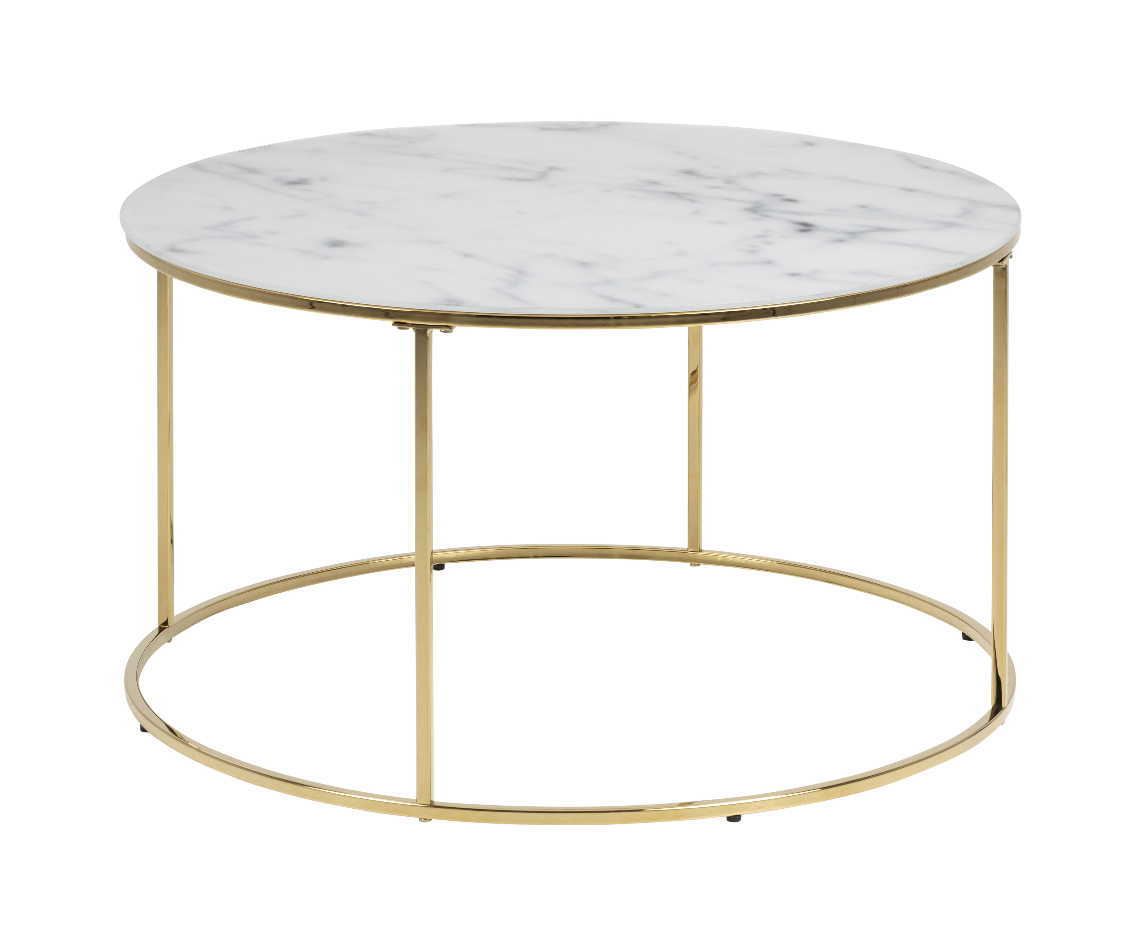 Sohome Ronde Salontafel 'Emmauel' Ø80cm, kleur Goud