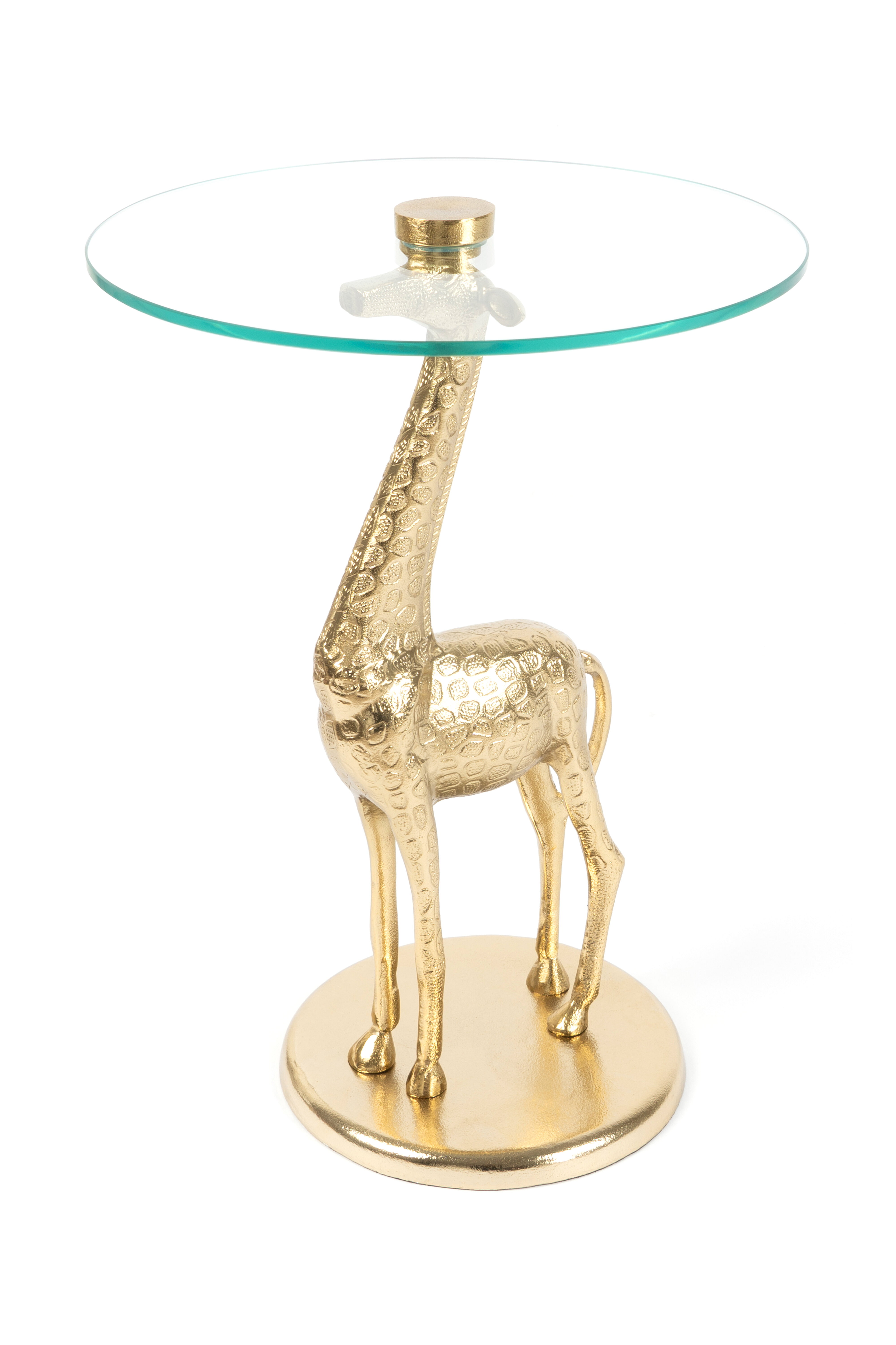 Kayoom Bijzettafel 'Giraf' kleur goud, 40cm