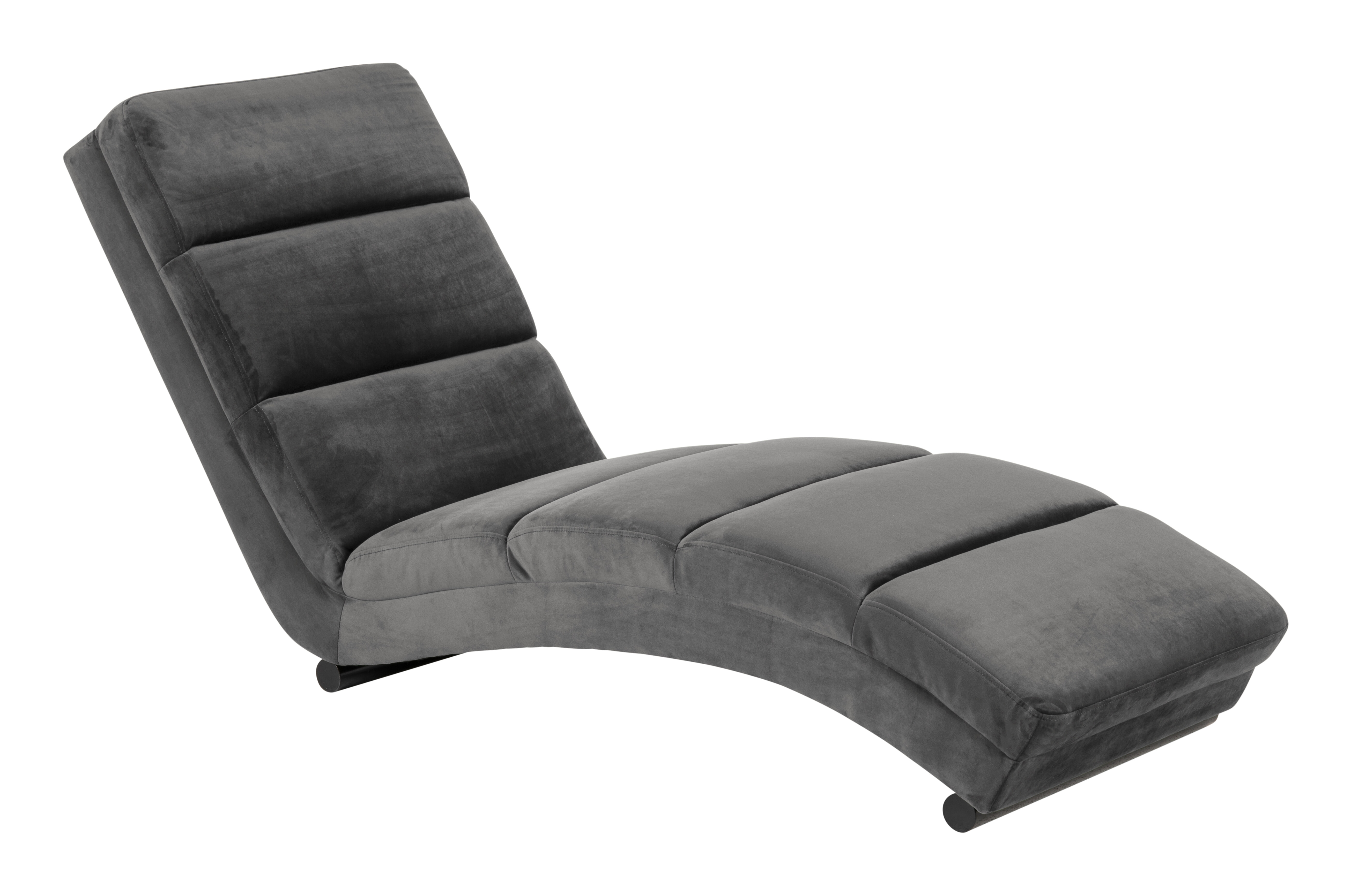 Bendt Relaxfauteuil 'Lauri' Velvet, kleur Donkergrijs