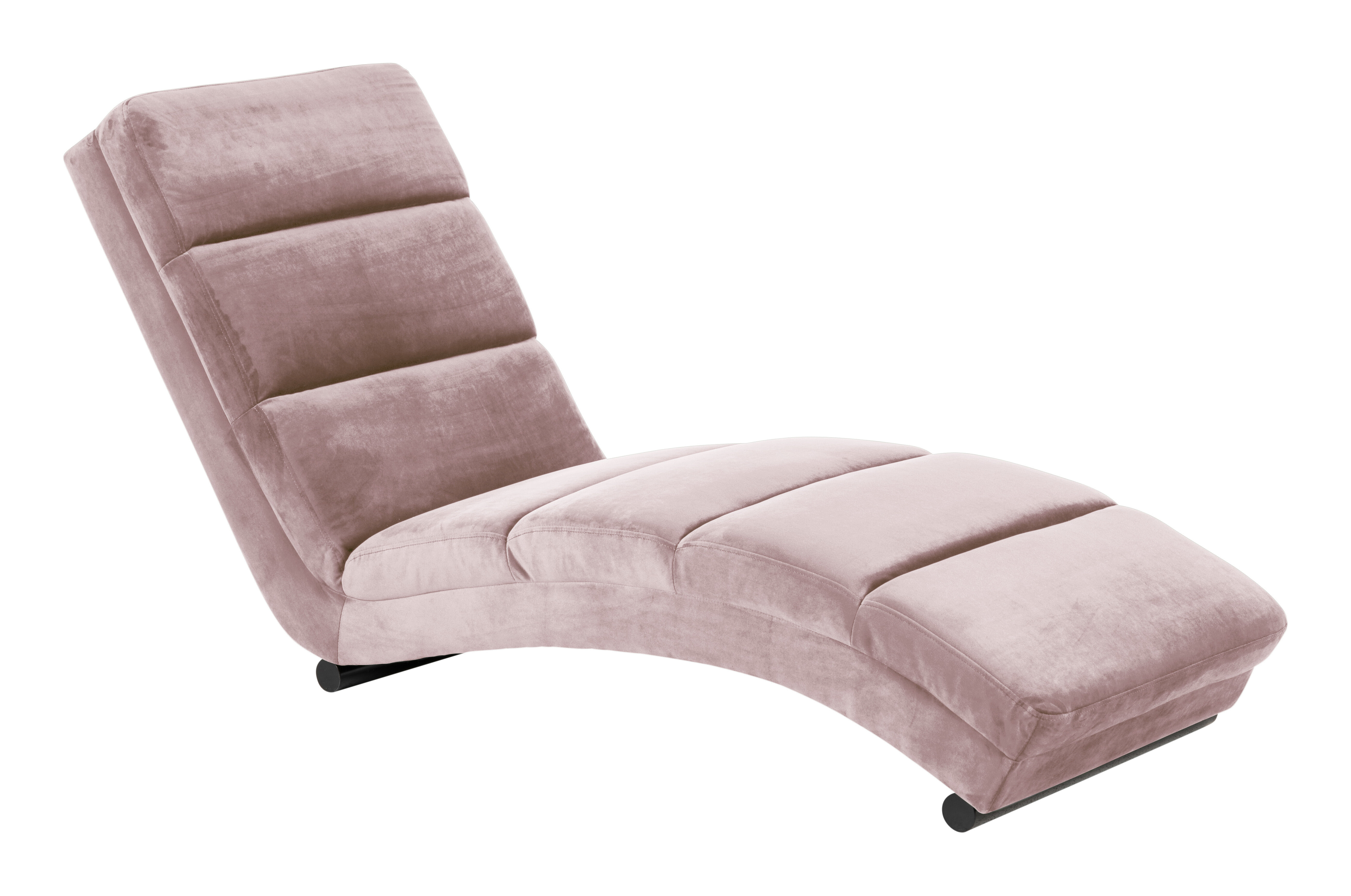 Bendt Relaxfauteuil 'Lauri' Velvet, kleur Dusty Rose