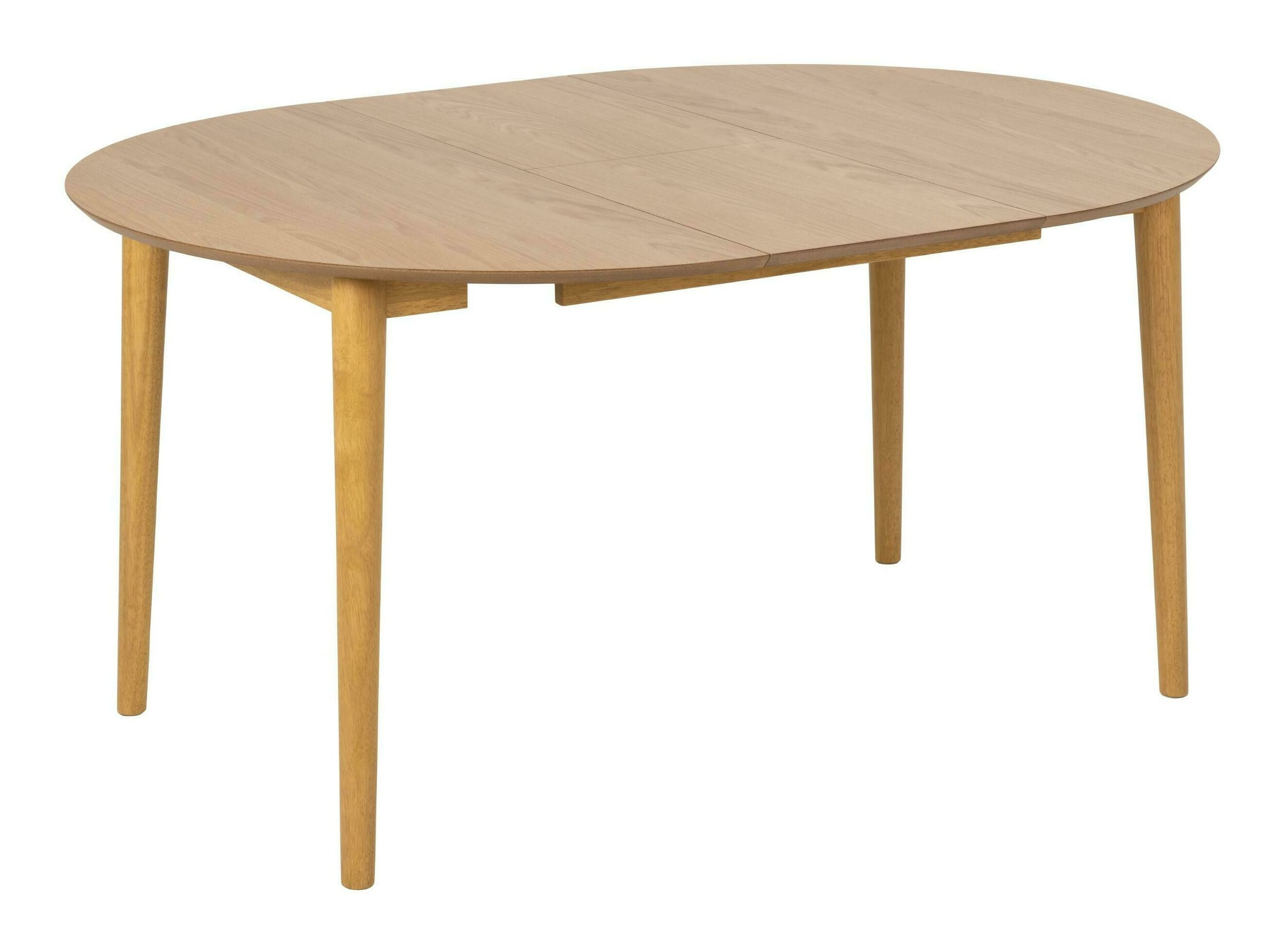 Bendt Uitschuifbare Ronde Eettafel 'Montreux' Eiken, 115-154 x 115cm, kleur Naturel