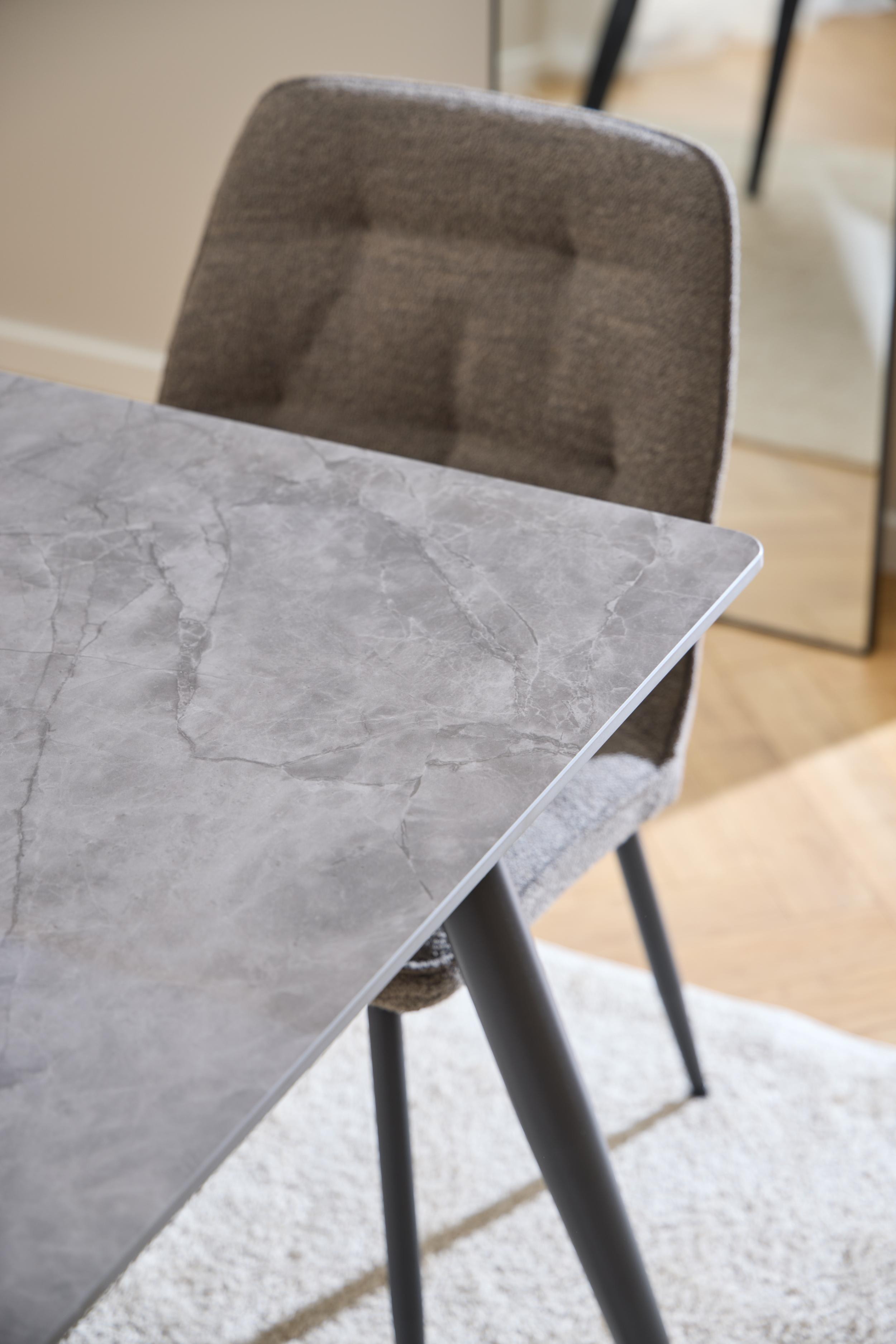 Bendt Eettafel 'Ib' Keramiek, 140 x 80cm, kleur Grijs