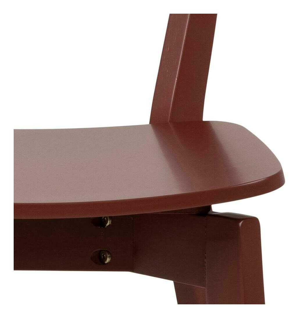 Bendt Houten Eetkamerstoel 'Torkil' kleur Terracotta