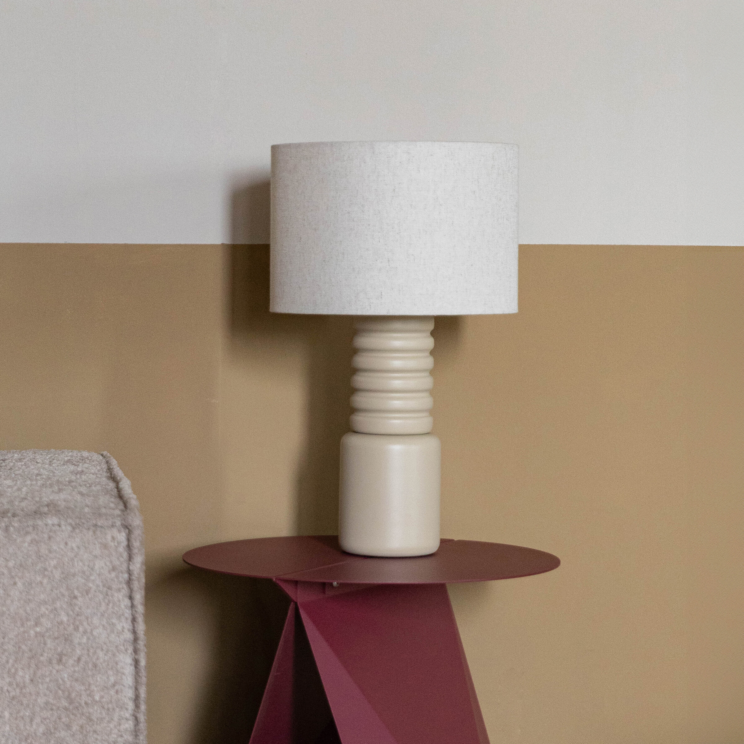 Zuiver Tafellamp 'Six' Linnen