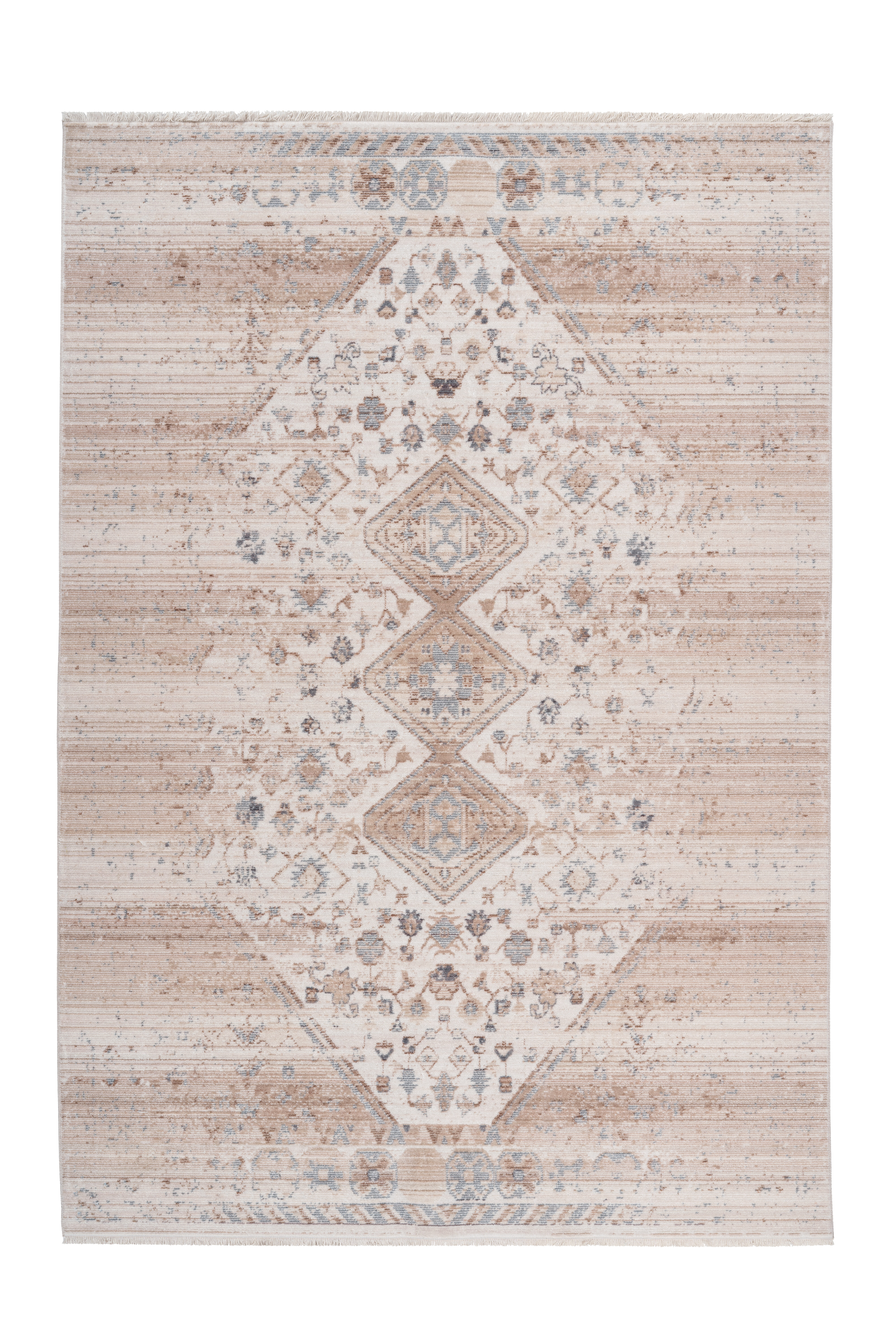 Kayoom Vloerkleed 'Barok 1100' kleur Beige, 80 x 150cm Kayoom Vloerkleed 'Barok 1100' kleur Beige, 80 x 150cm