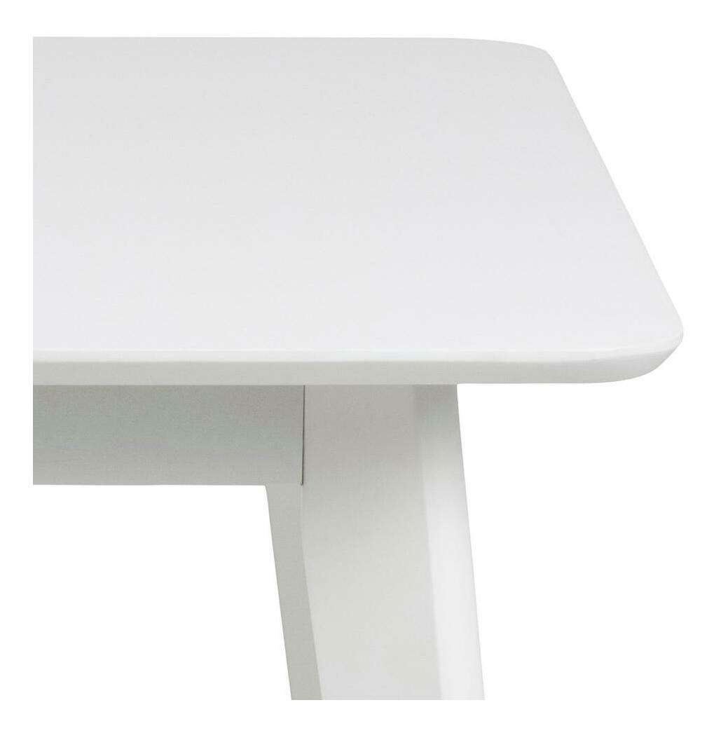 Bendt Uitschuifbare Eettafel 'Torkil' 80-120 x 80cm, kleur Wit