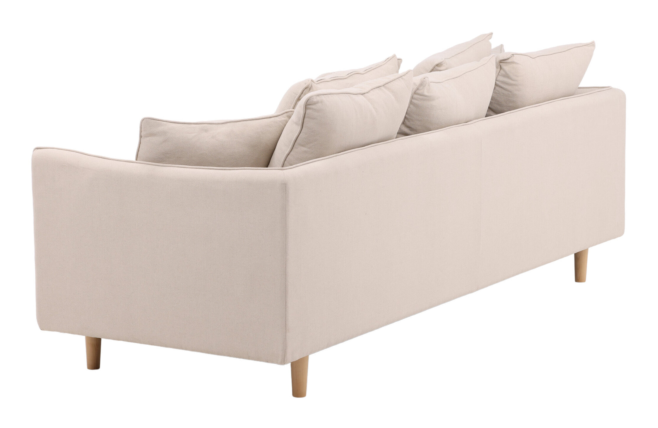 Nohr 3-zits Bank 'Nghia' 240cm Linnen, kleur Beige