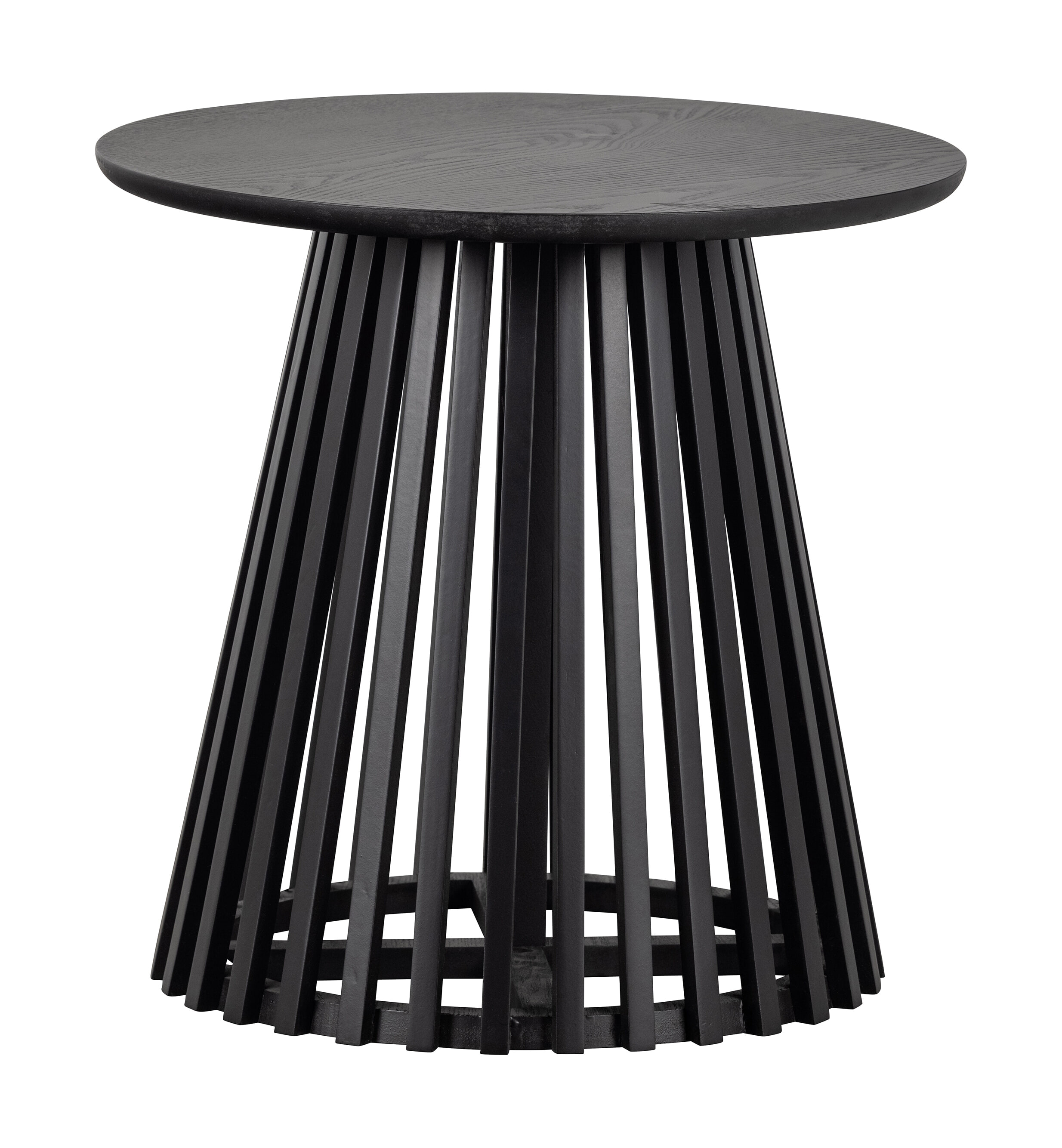 vtwonen Bijzettafel 'Slats' Grenenhout, 50cm