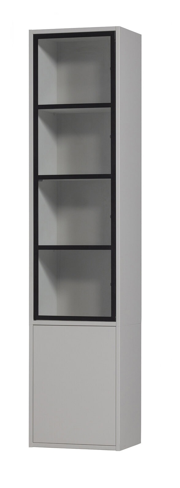 vtwonen Vitrinekast 'Basic' Grenenhout, kleur Mist