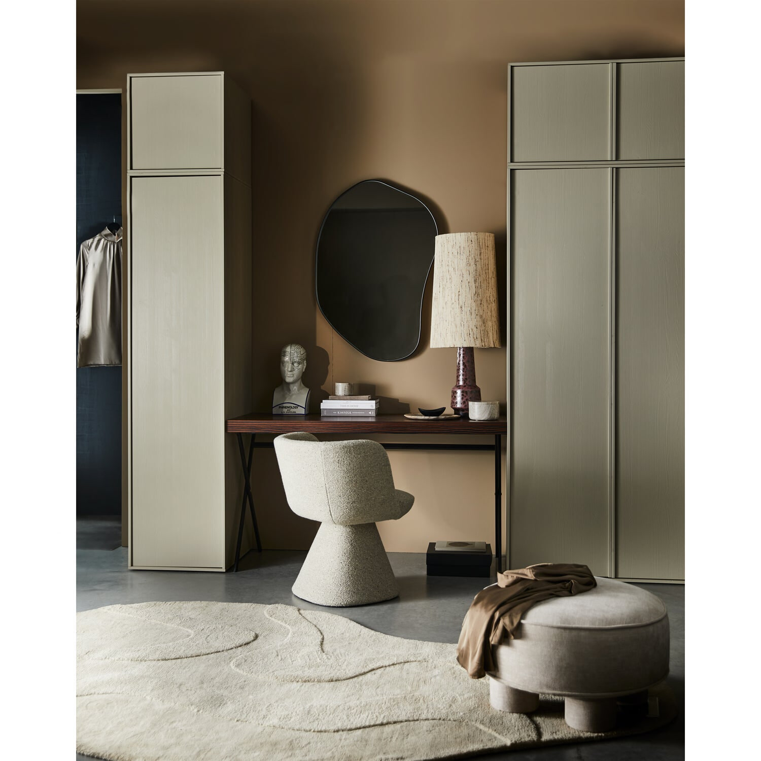 vtwonen Opbergkast 'Daily Closet' Double, 50 x 100cm, kleur Dakargrau