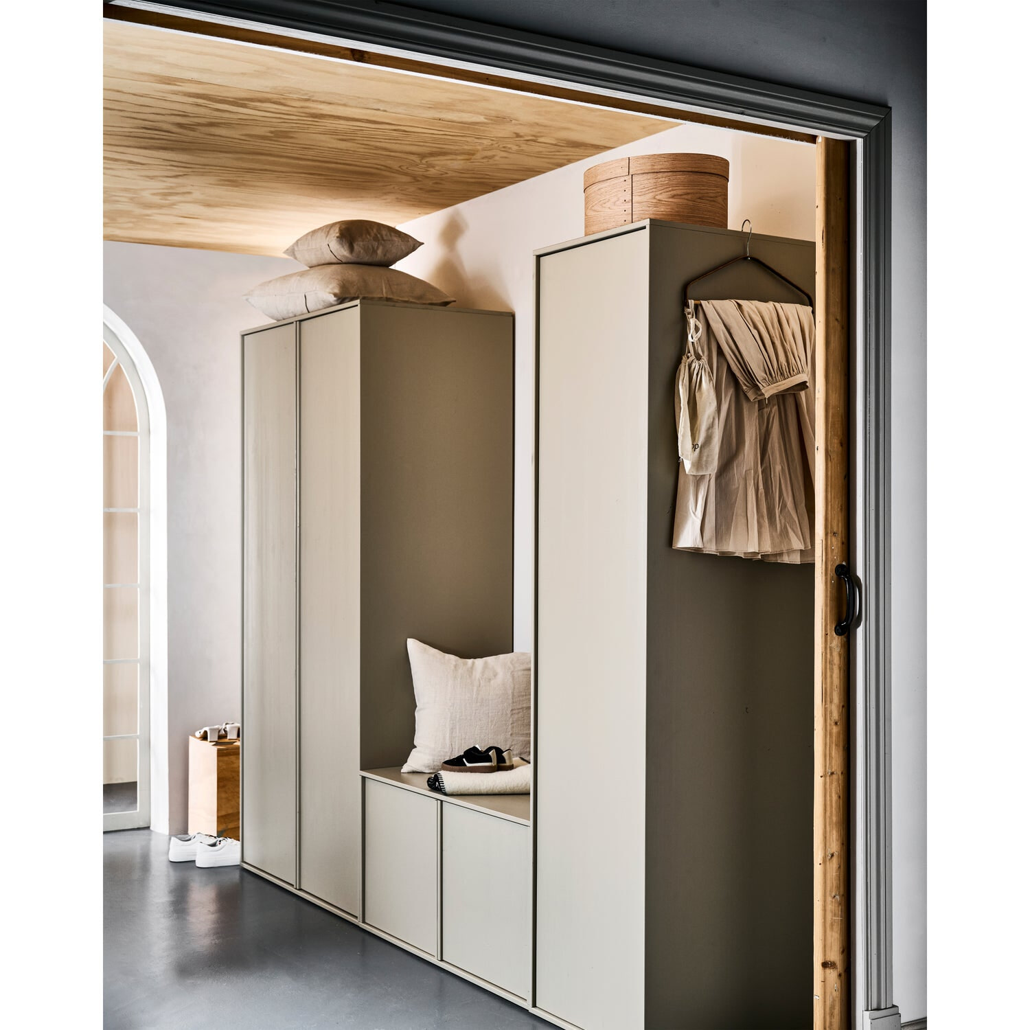 vtwonen Opbergkast 'Daily Closet' Double, 50 x 100cm, kleur Dakargrau