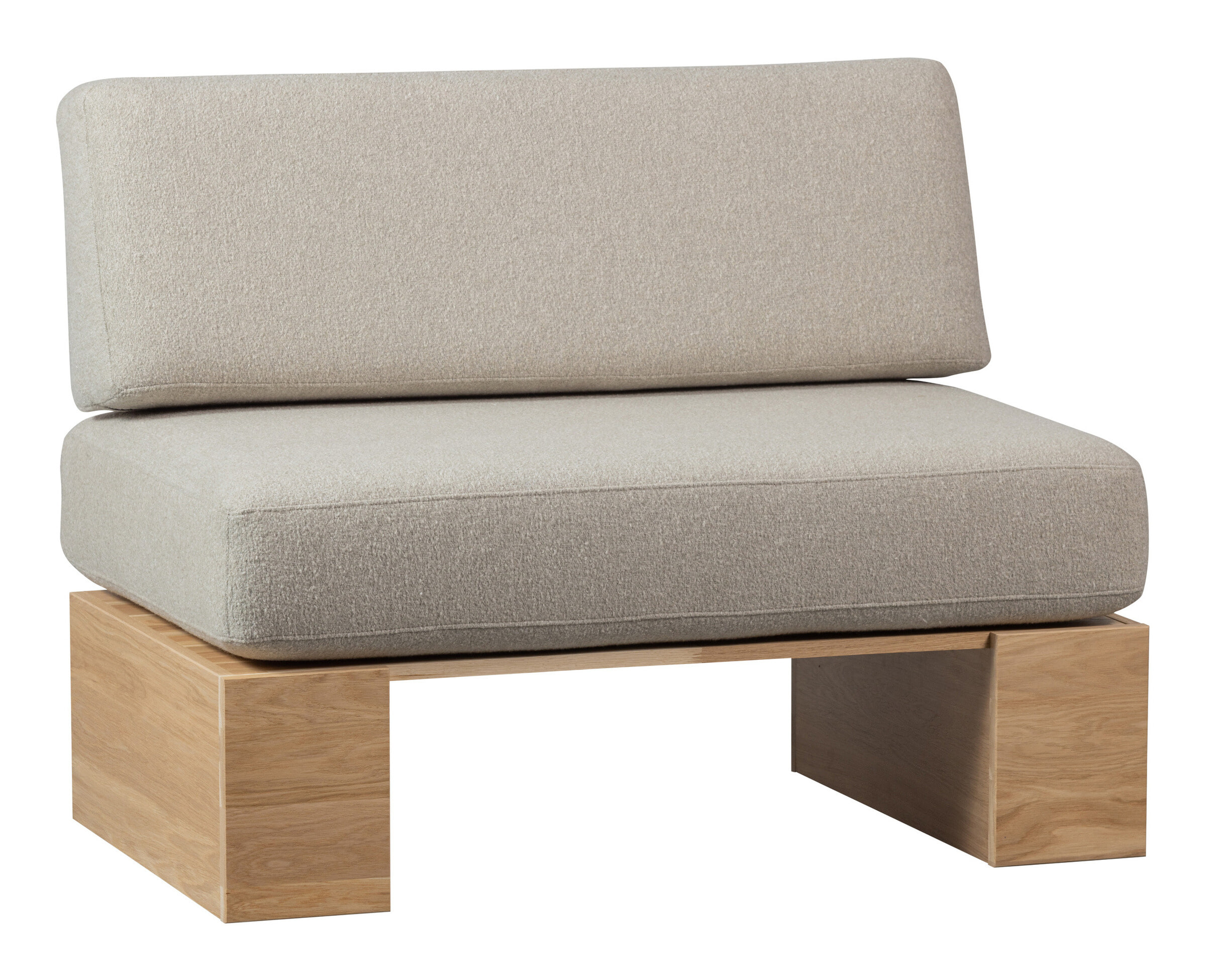 vtwonen Eetkamerbank 'Eat Up' Bouclé, 100cm