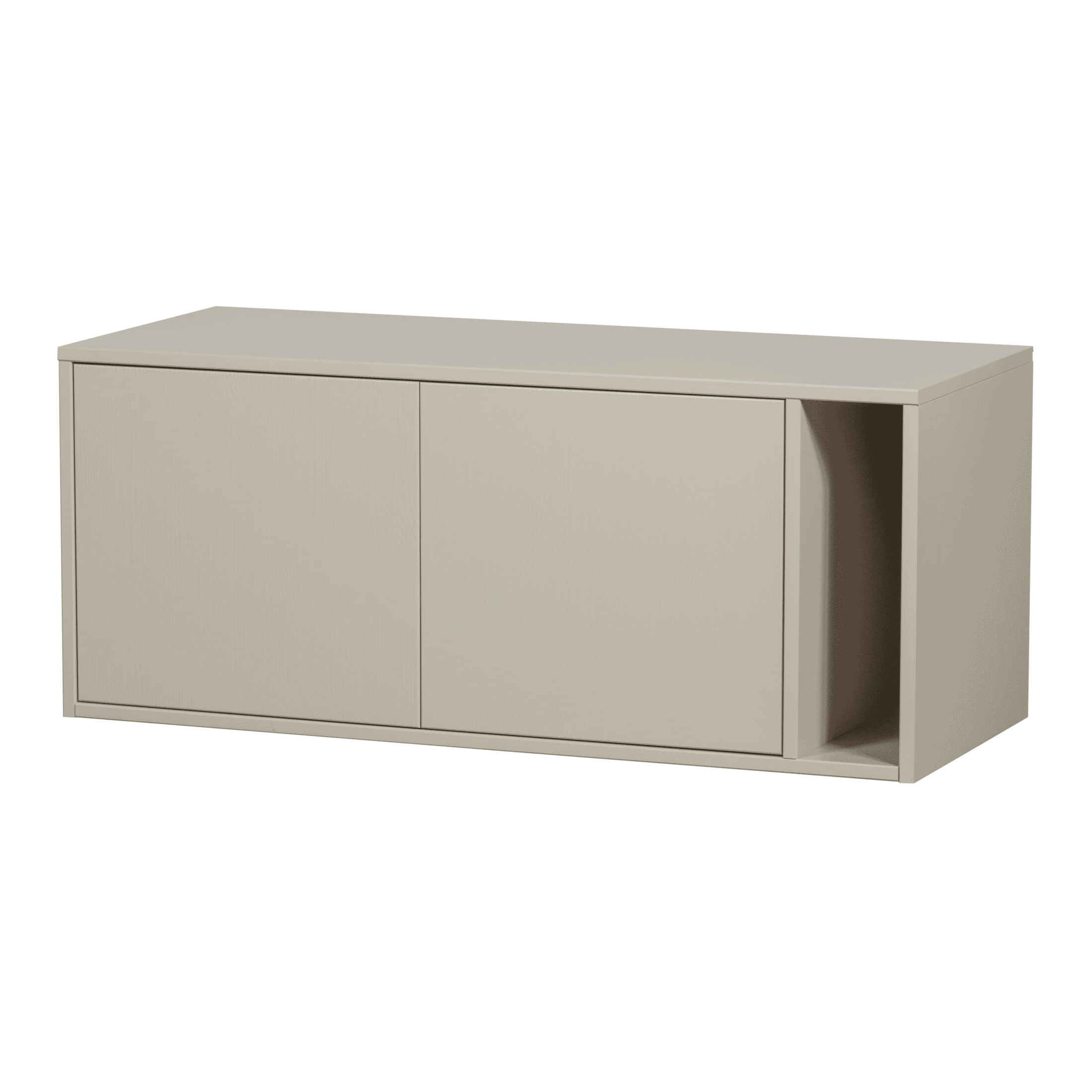 vtwonen TV-meubel Settle Down Grenenhout, 108cm - Dust