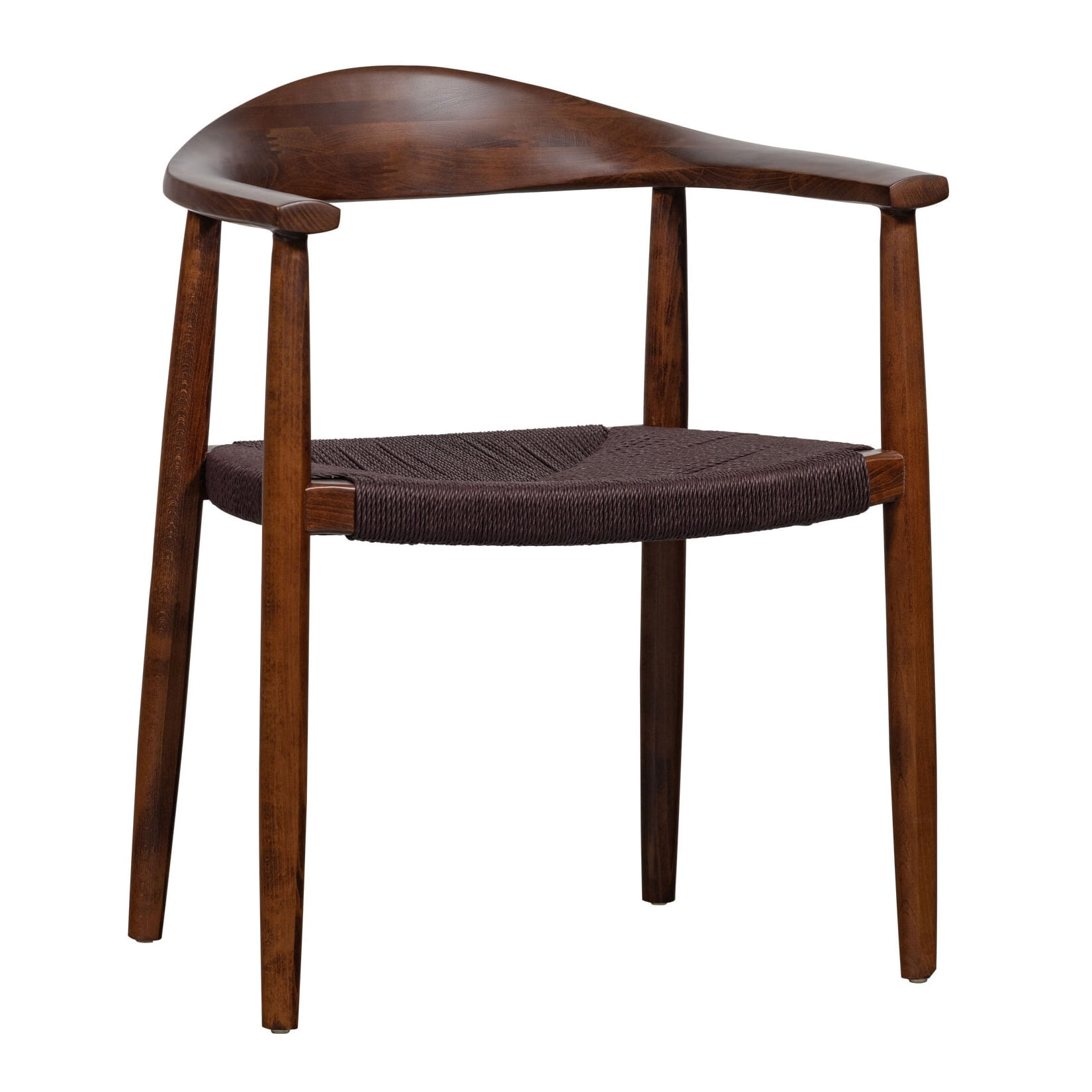 vtwonen Eetkamerstoel Embrace Beukenhout - Donkerbruin