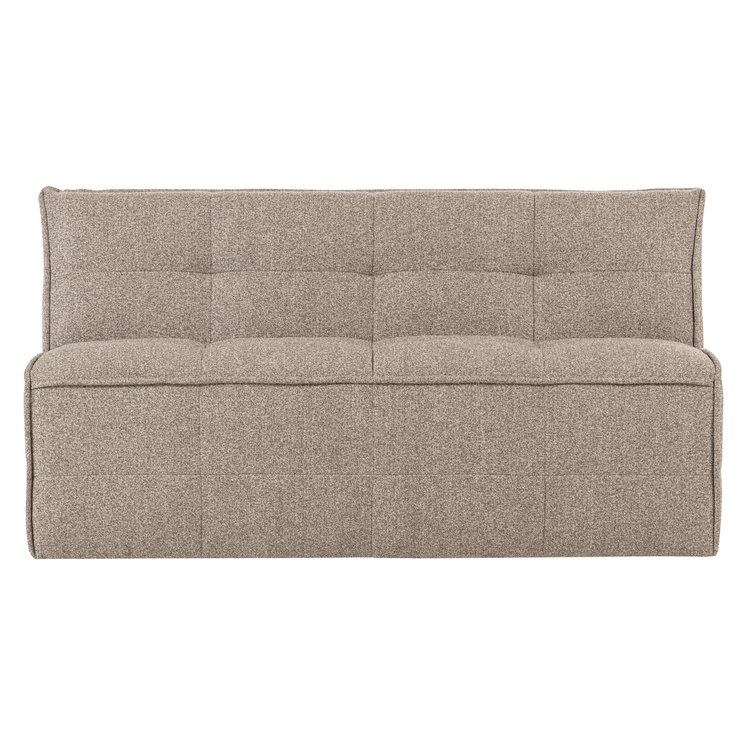 vtwonen Eetkamerbank 'Cluster' Bouclé, 164cm, kleur Khaki bruin