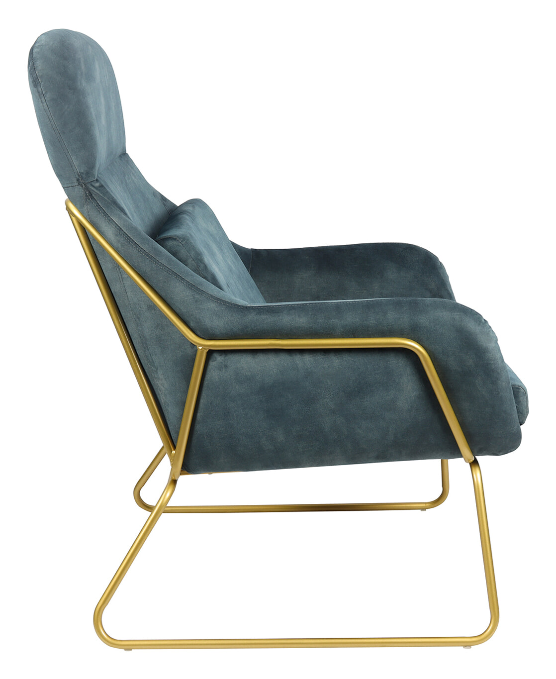 Artistiq Fauteuil 'Phelipe' Velvet, kleur blauw