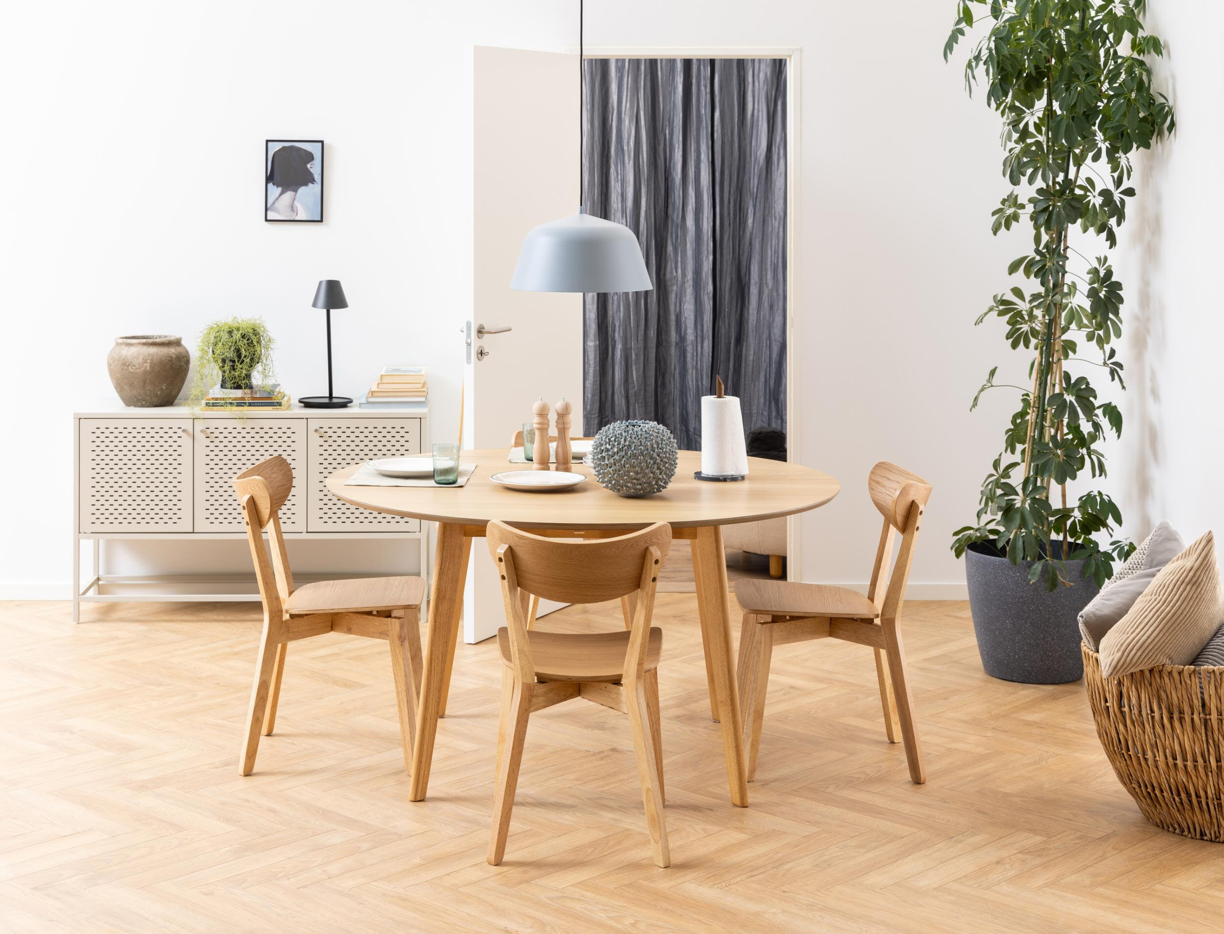 Bendt Houten Eetkamerstoel 'Torkil' kleur Eiken