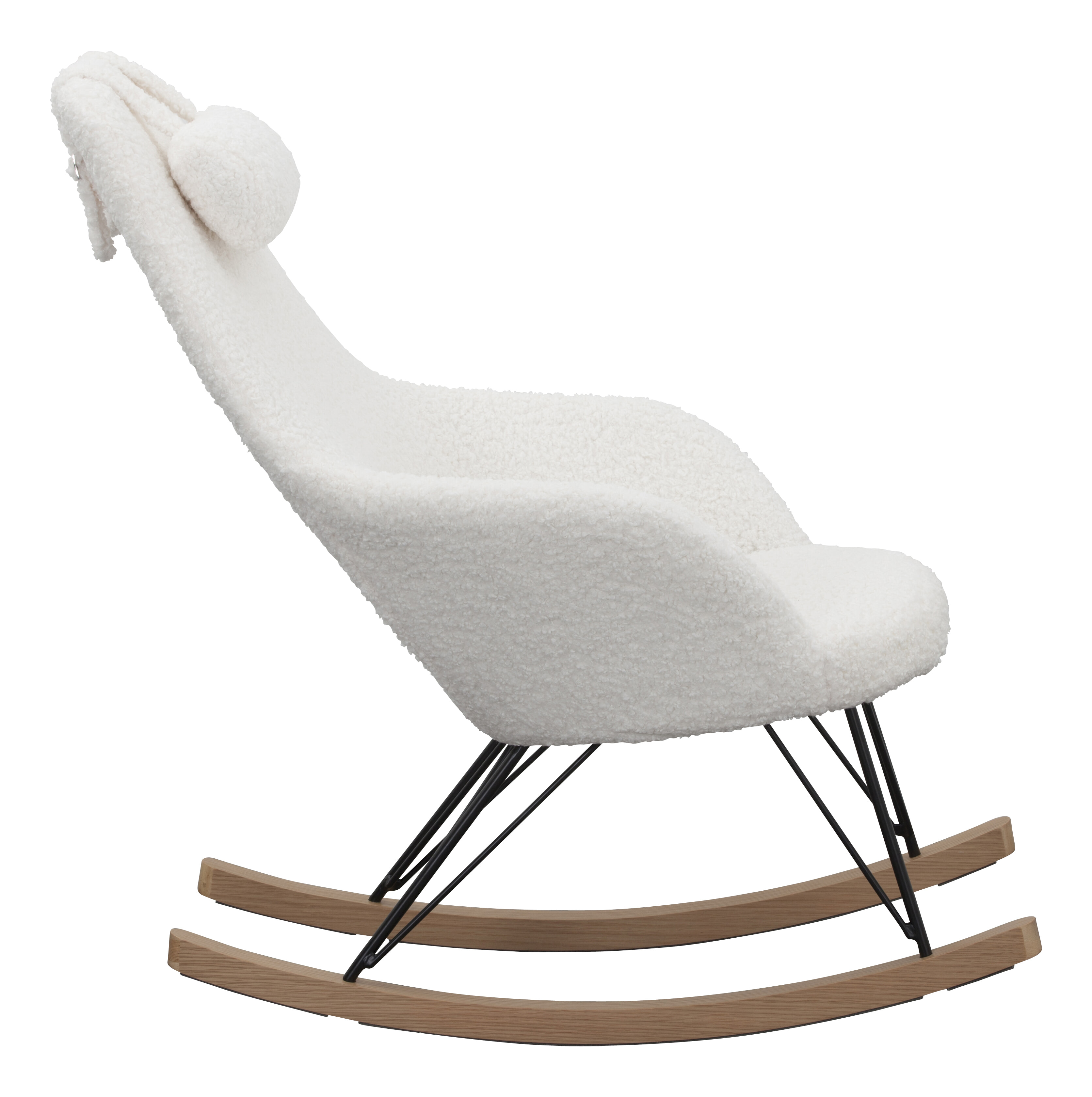 Artistiq Schommelstoel 'Carly' kleur Wit