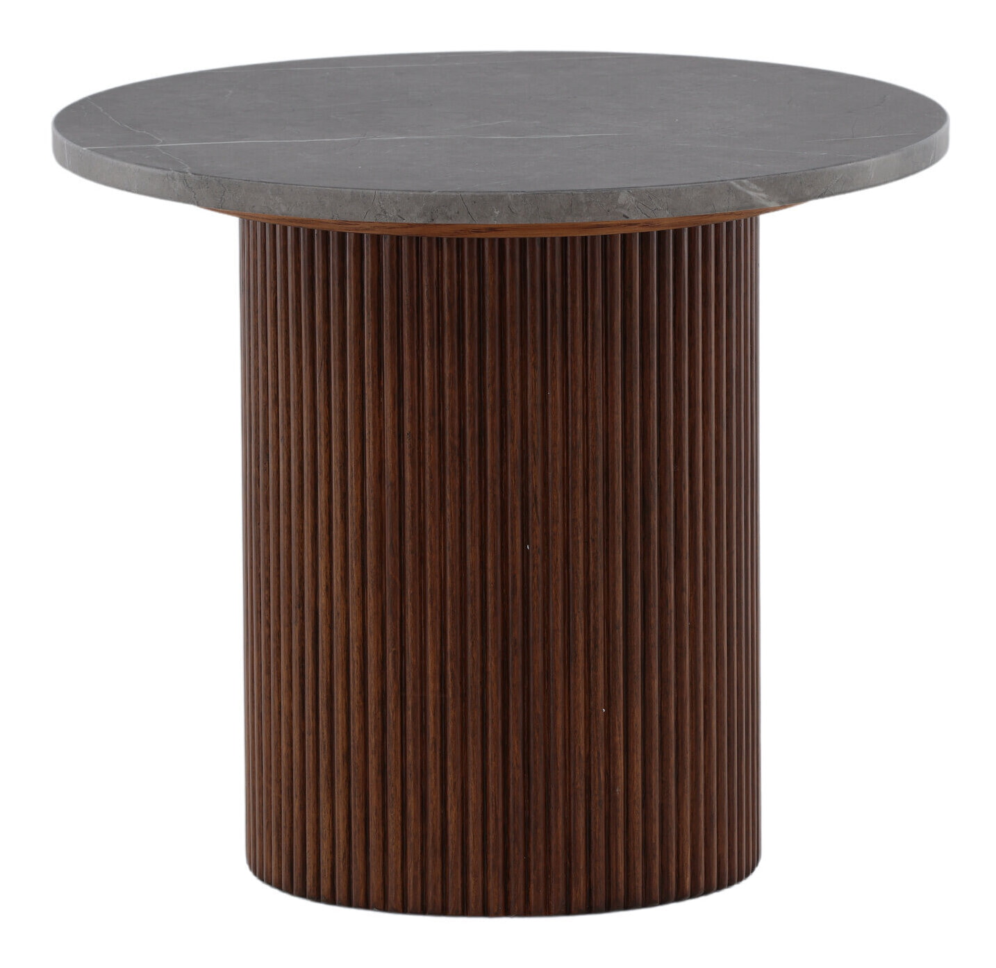 Nohr Ronde Bijzettafel 'Adrin' Marmerlook, 52cm