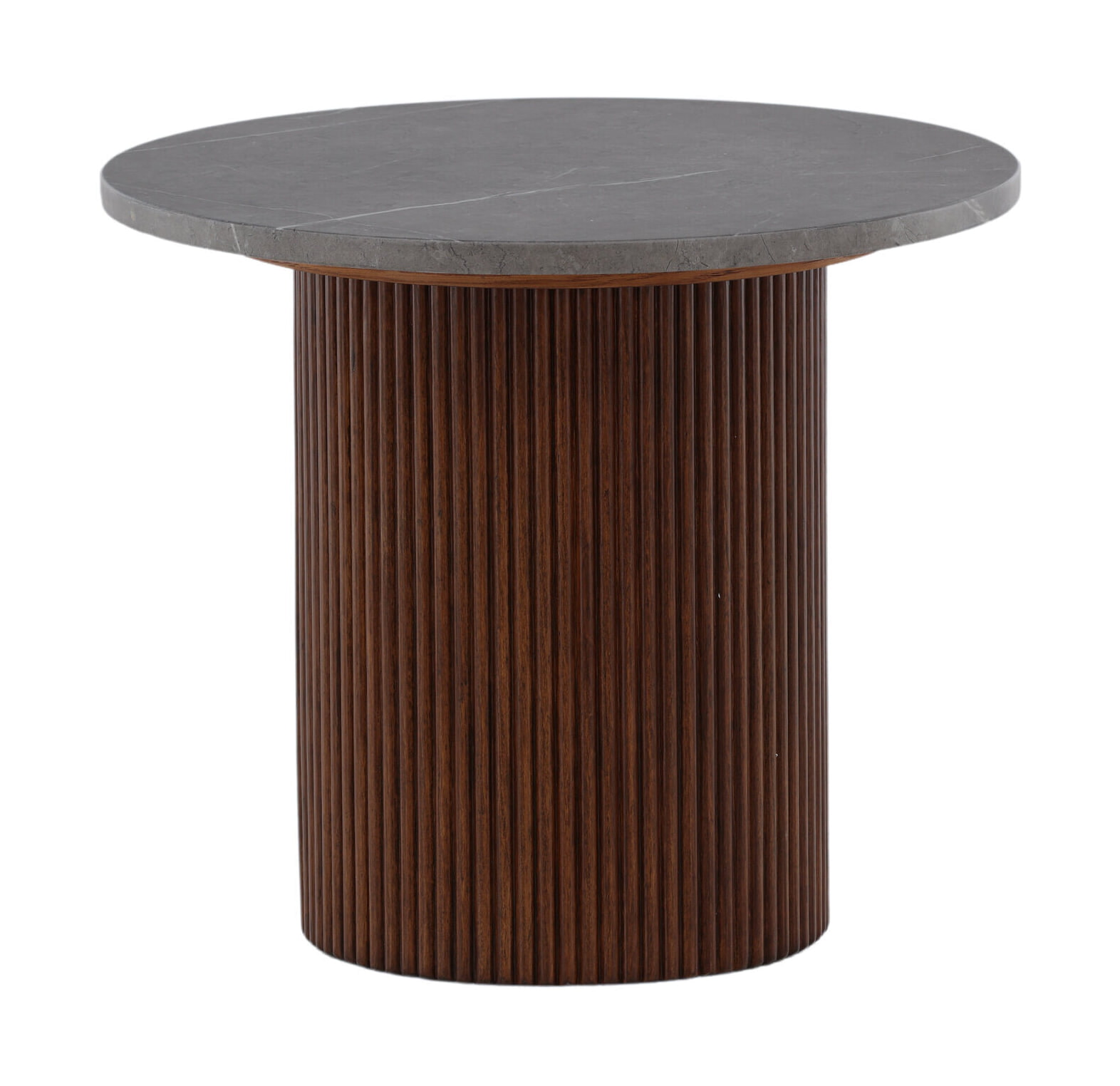 Nohr Ronde Bijzettafel 'Adrin' Marmerlook, 52cm