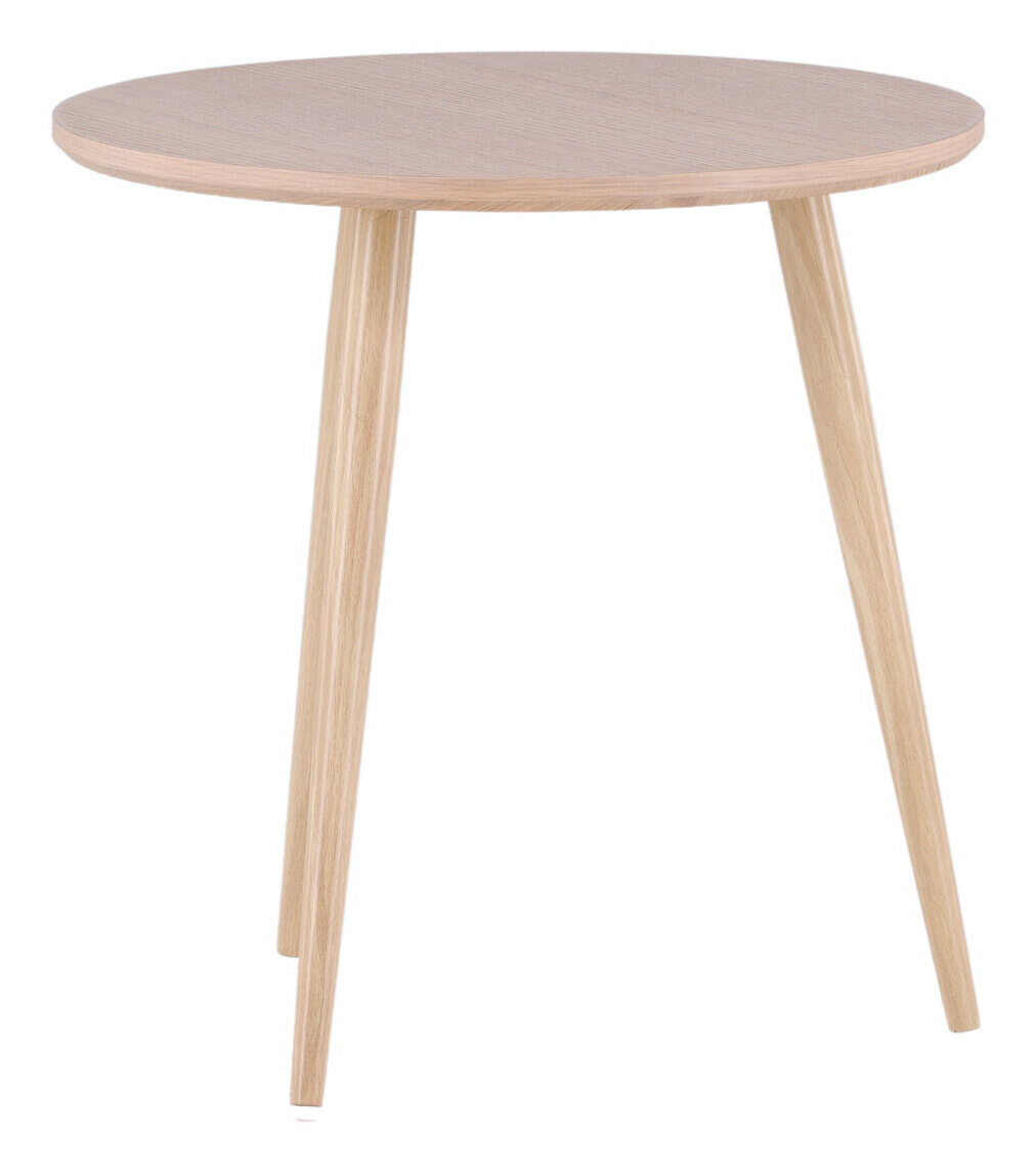 Nohr Ronde Bijzettafel 'Zakia' 48cm, kleur Whitewash