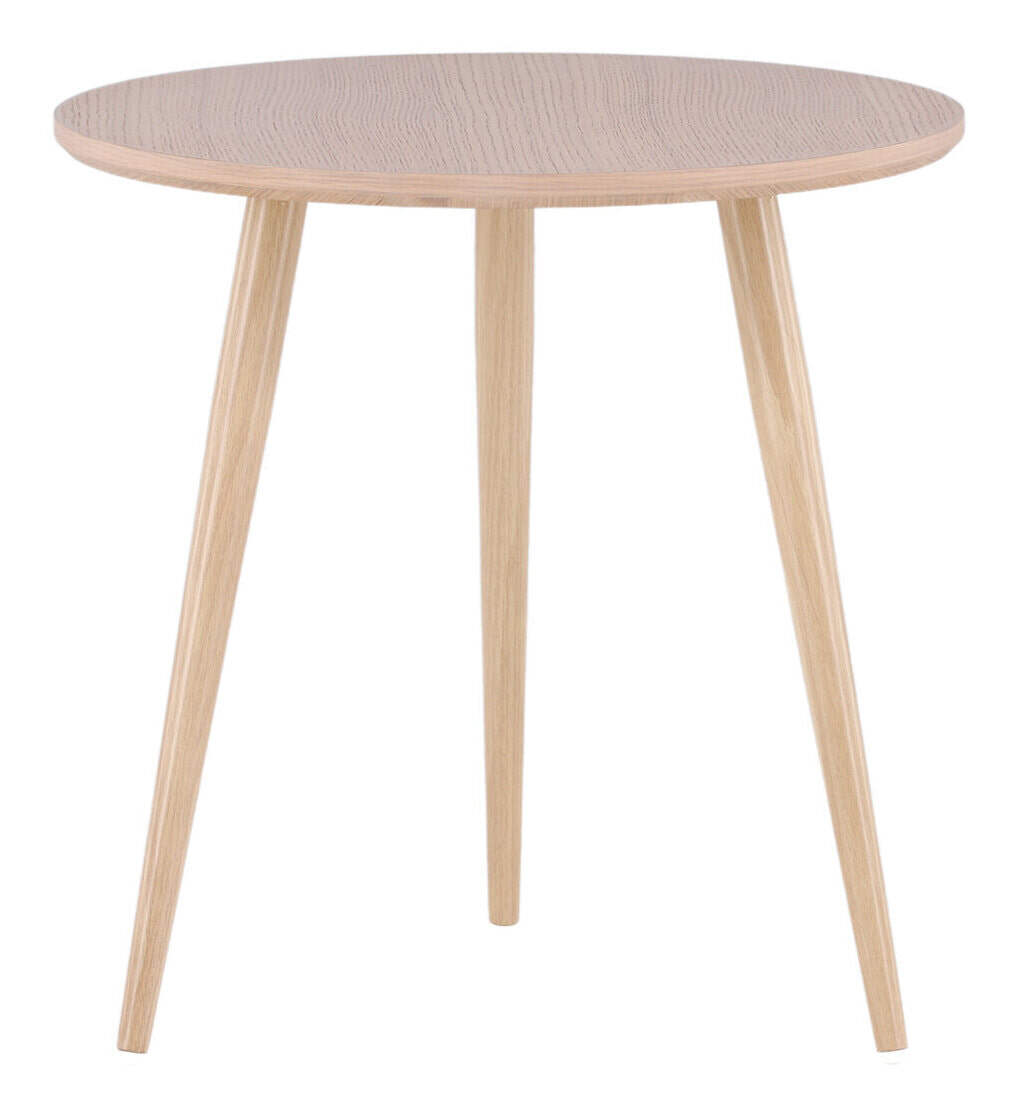 Nohr Ronde Bijzettafel 'Zakia' 48cm, kleur Whitewash
