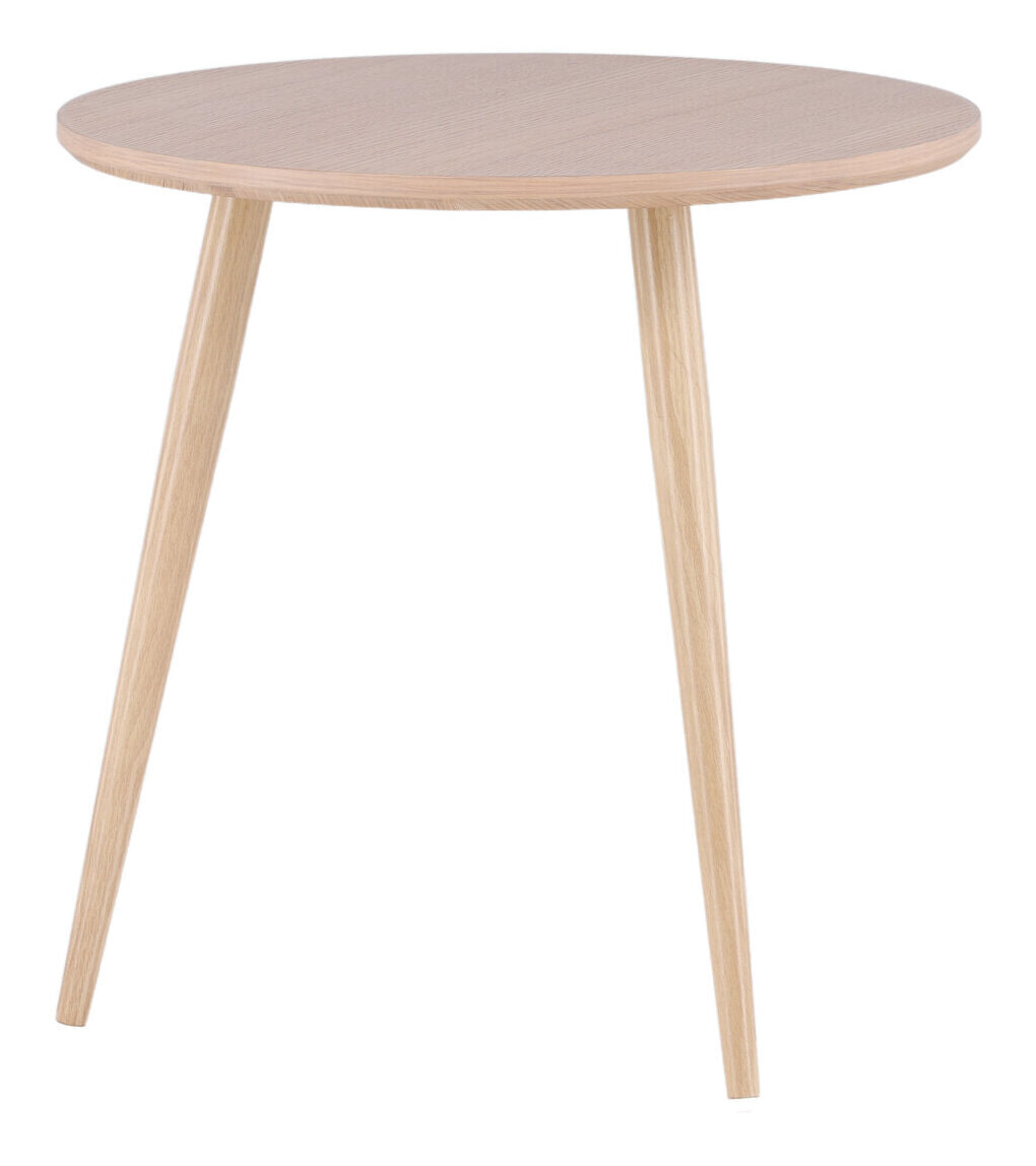 Nohr Ronde Bijzettafel 'Zakia' 48cm, kleur Whitewash