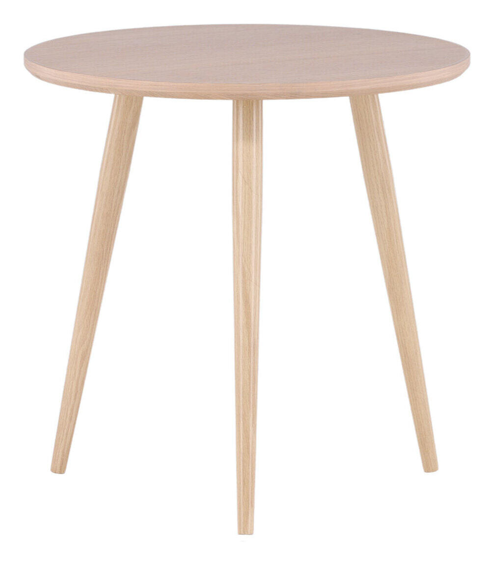 Nohr Ronde Bijzettafel 'Zakia' 48cm, kleur Whitewash