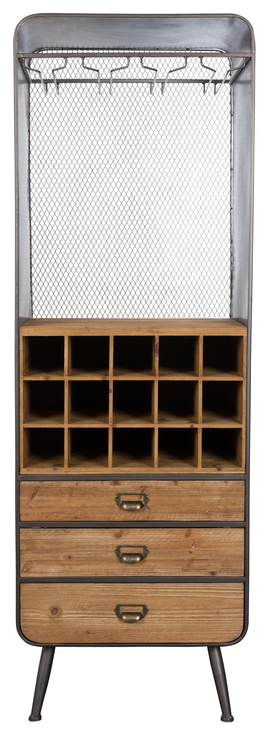 Dutchbone Wijnkast 'Vino' 170 x 56cm