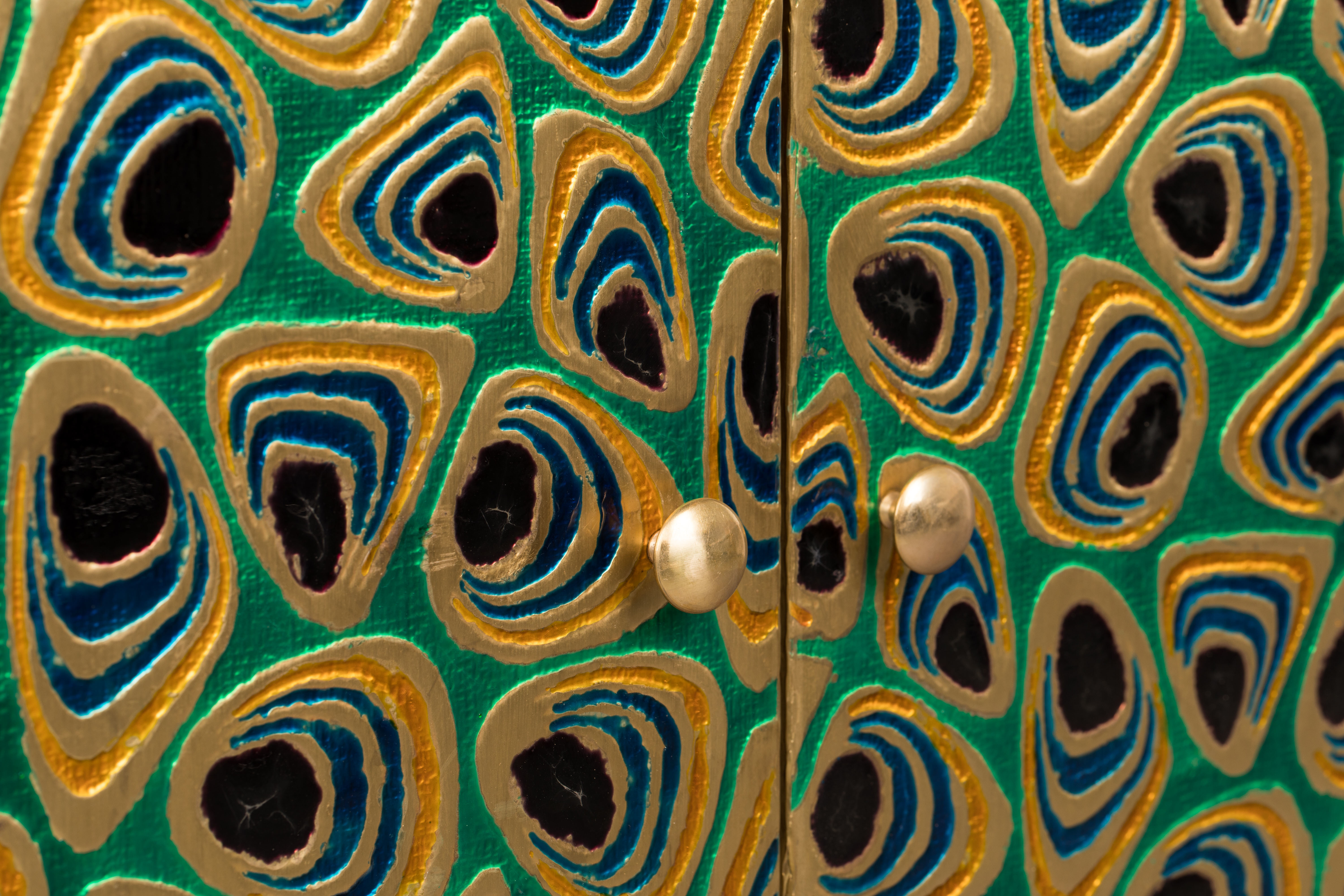 Dutchbone Opbergkast 'Meena' Mangohout, 80 x 95cm