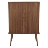 Zuiver Opbergkast 'Barbier' Walnoothout, 140 x 100cm, kleur Bruin