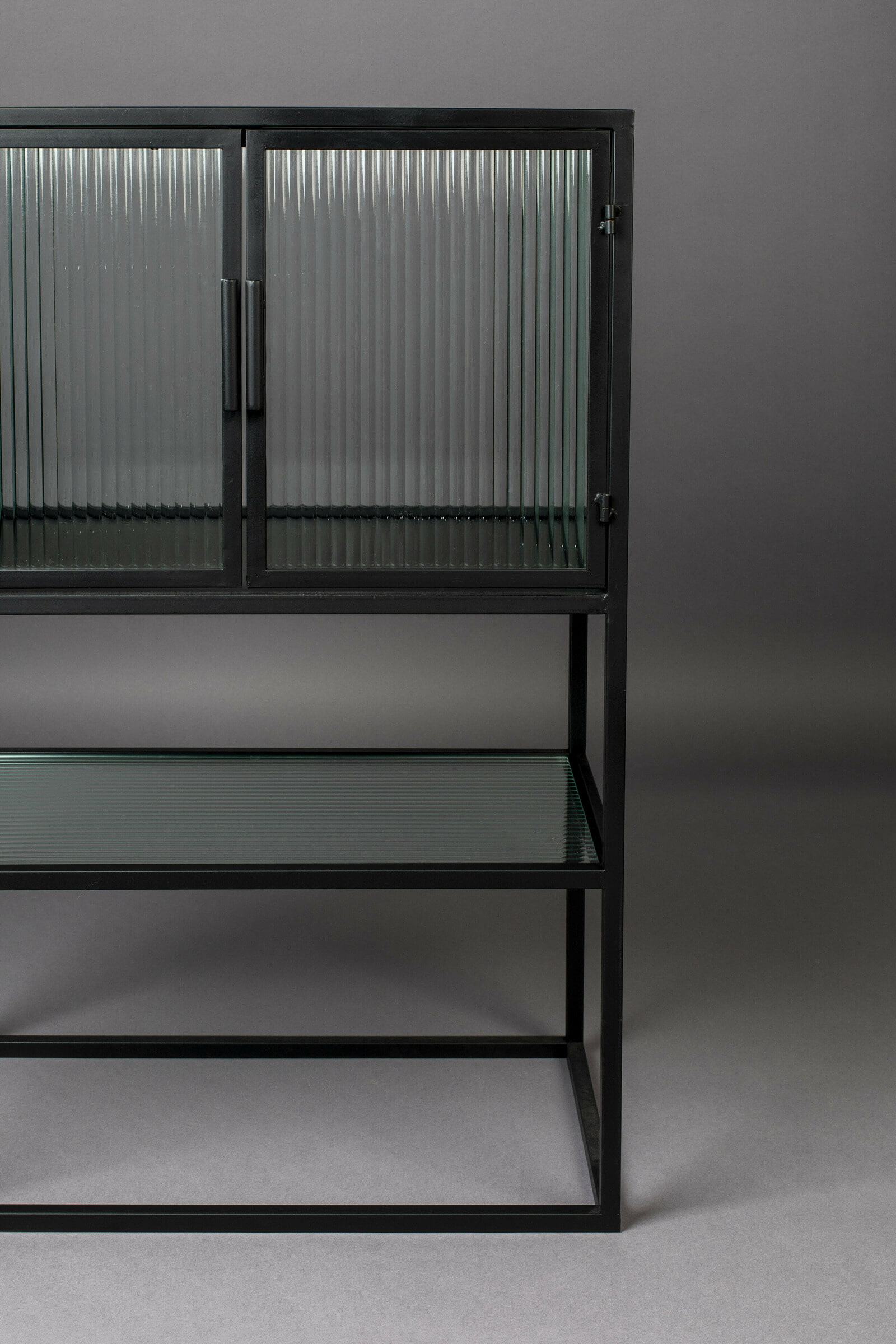 Dutchbone Opbergkast 'Boli' Glas en metaal, 90 x 60cm
