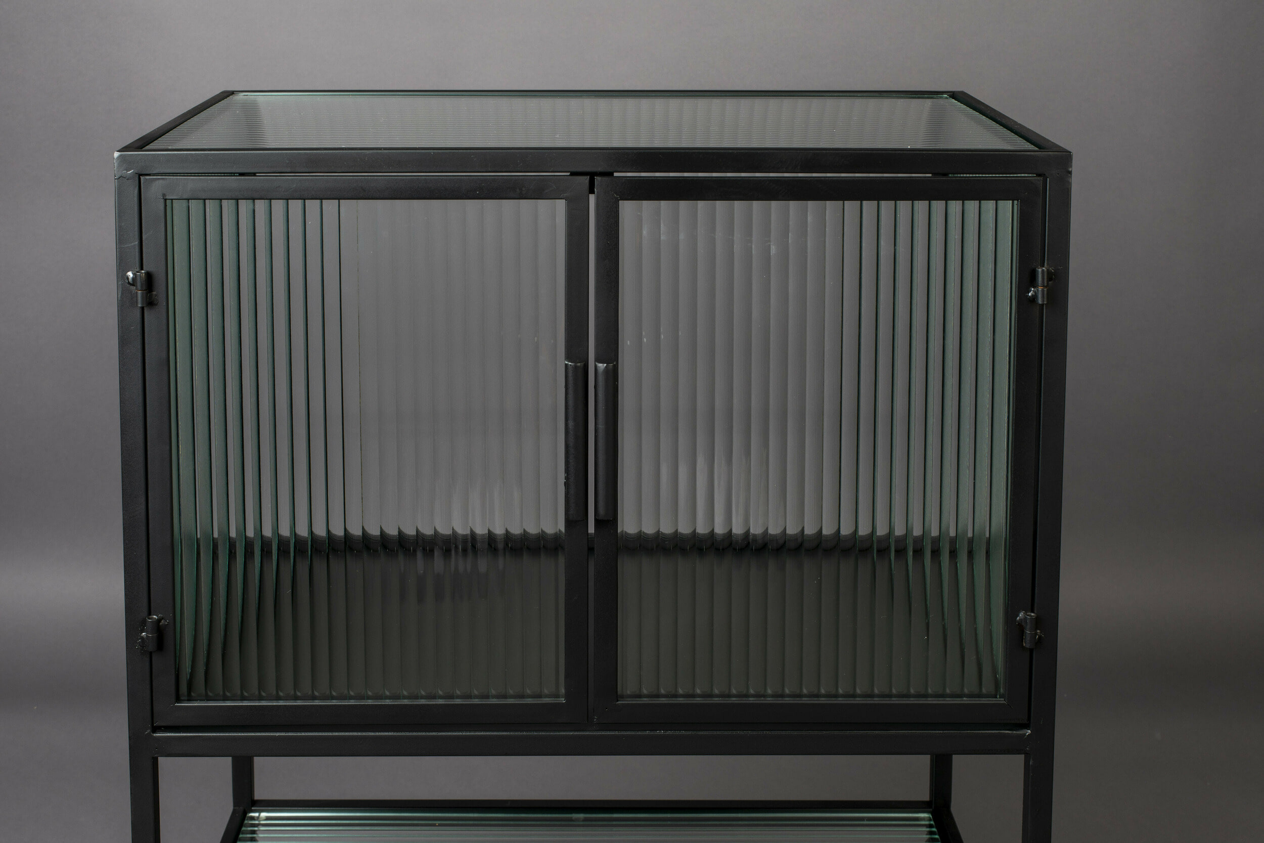 Dutchbone Opbergkast 'Boli' Glas en metaal, 90 x 60cm