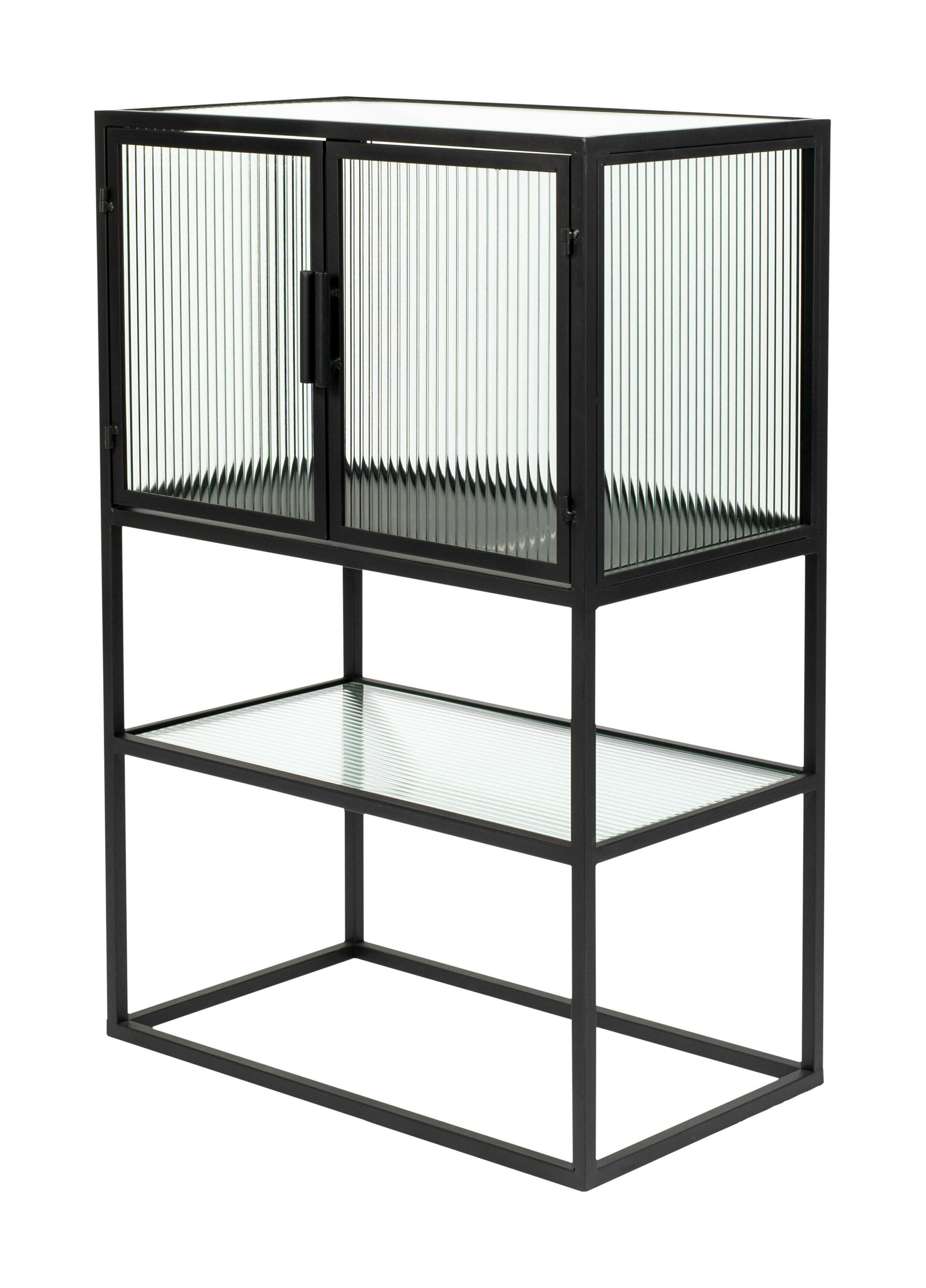 Dutchbone Opbergkast 'Boli' Glas en metaal, 90 x 60cm