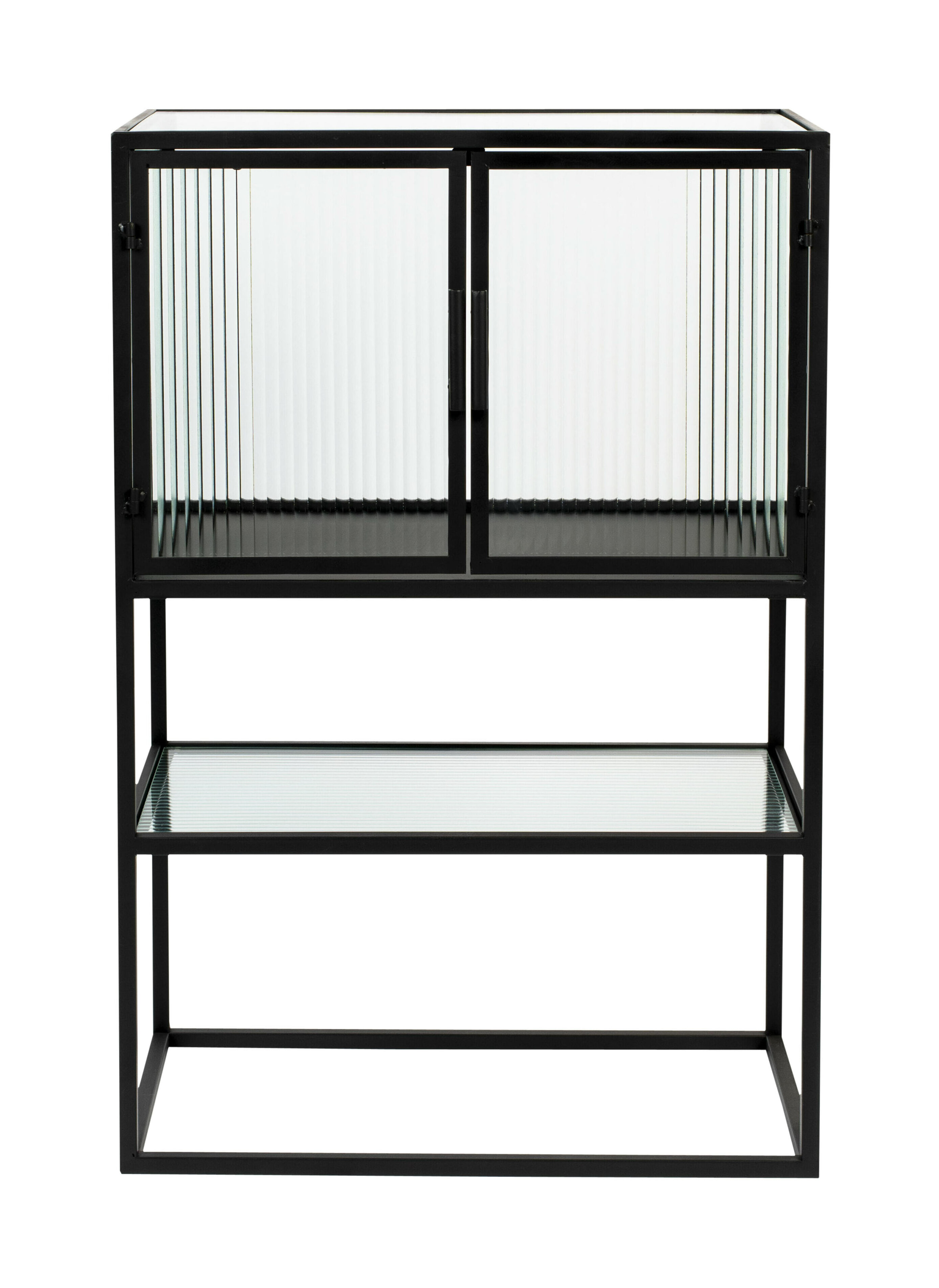 Dutchbone Opbergkast 'Boli' Glas en metaal, 90 x 60cm
