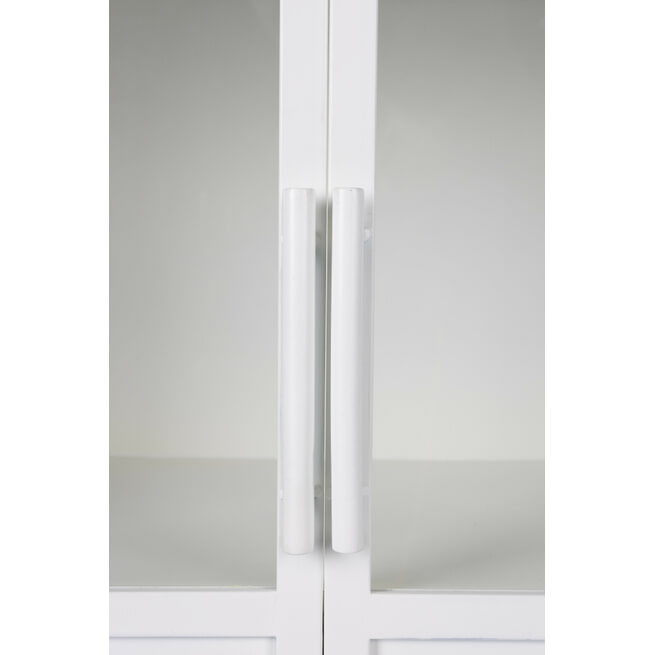 ZILT Vitrinekast 'Majah' 150 x 68cm, kleur Wit