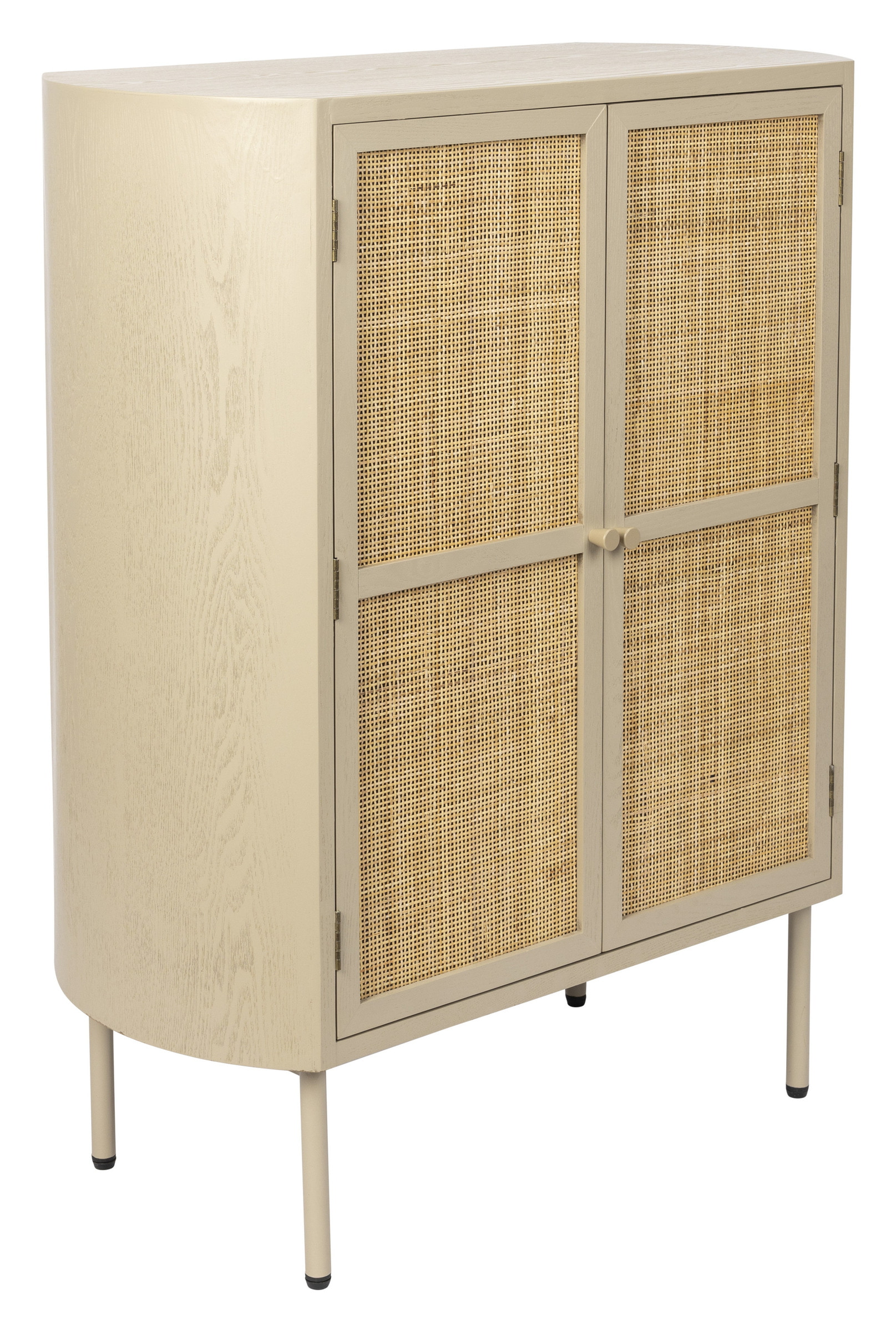 ZILT Opbergkast 'Meja' Rattan, 100 x 80cm