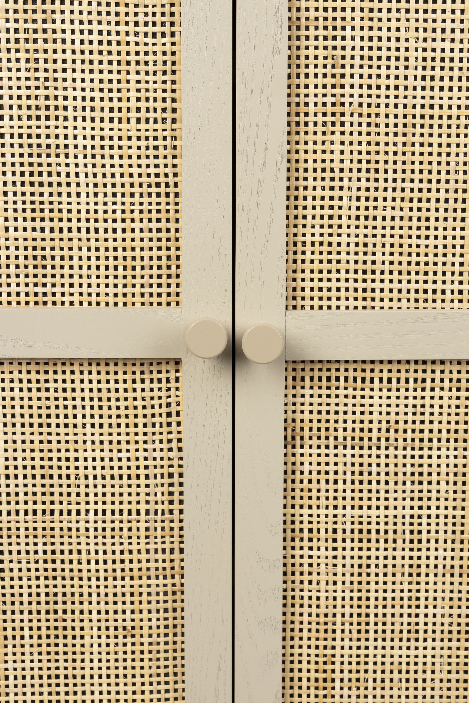 ZILT Opbergkast 'Meja' Rattan, 100 x 80cm