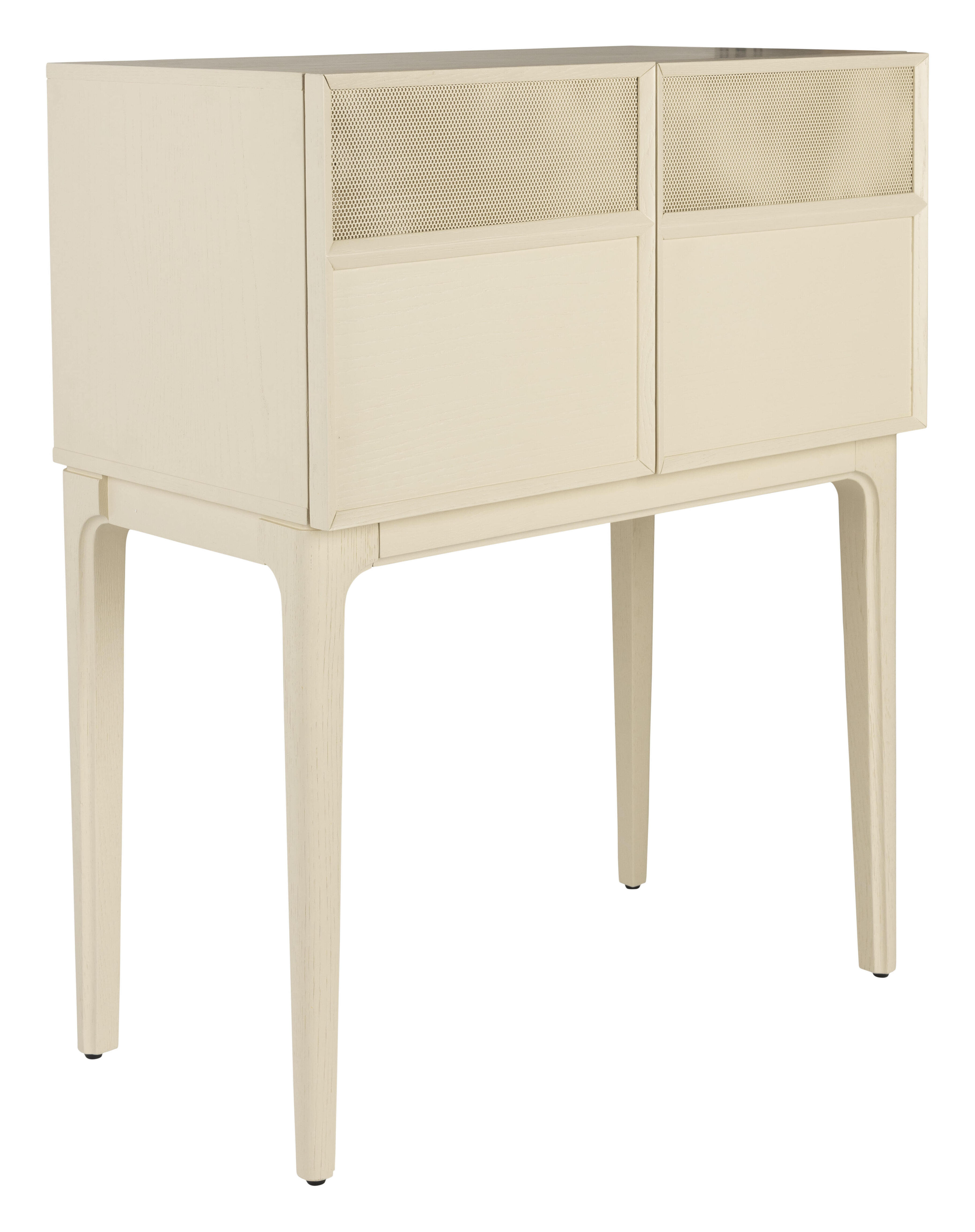 Zuiver Dressoir 'June' Eikenhout en metaal, 80cm, kleur Beige
