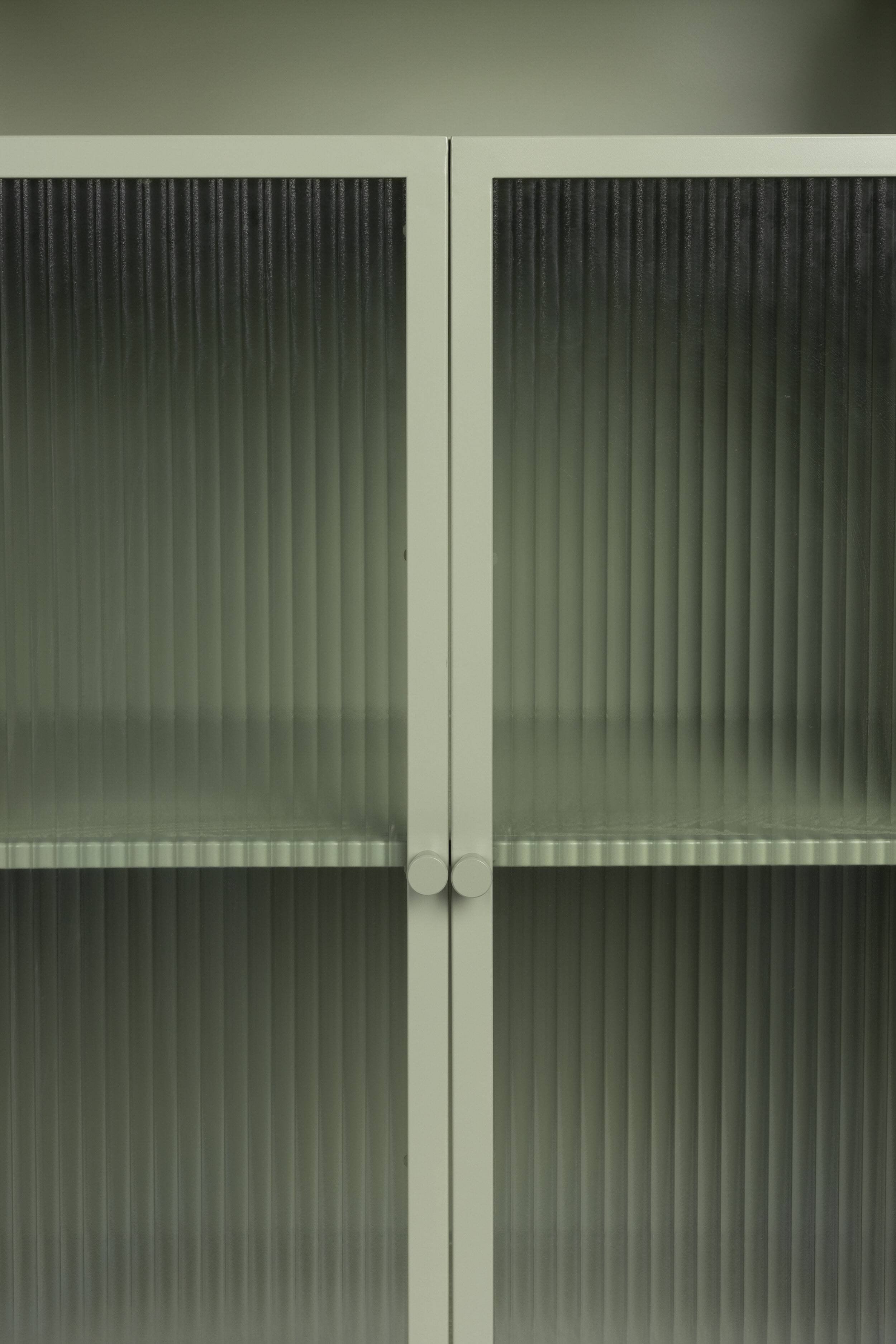 ZILT Vitrinekast 'Lislie' 105 x 60cm, kleur Groen