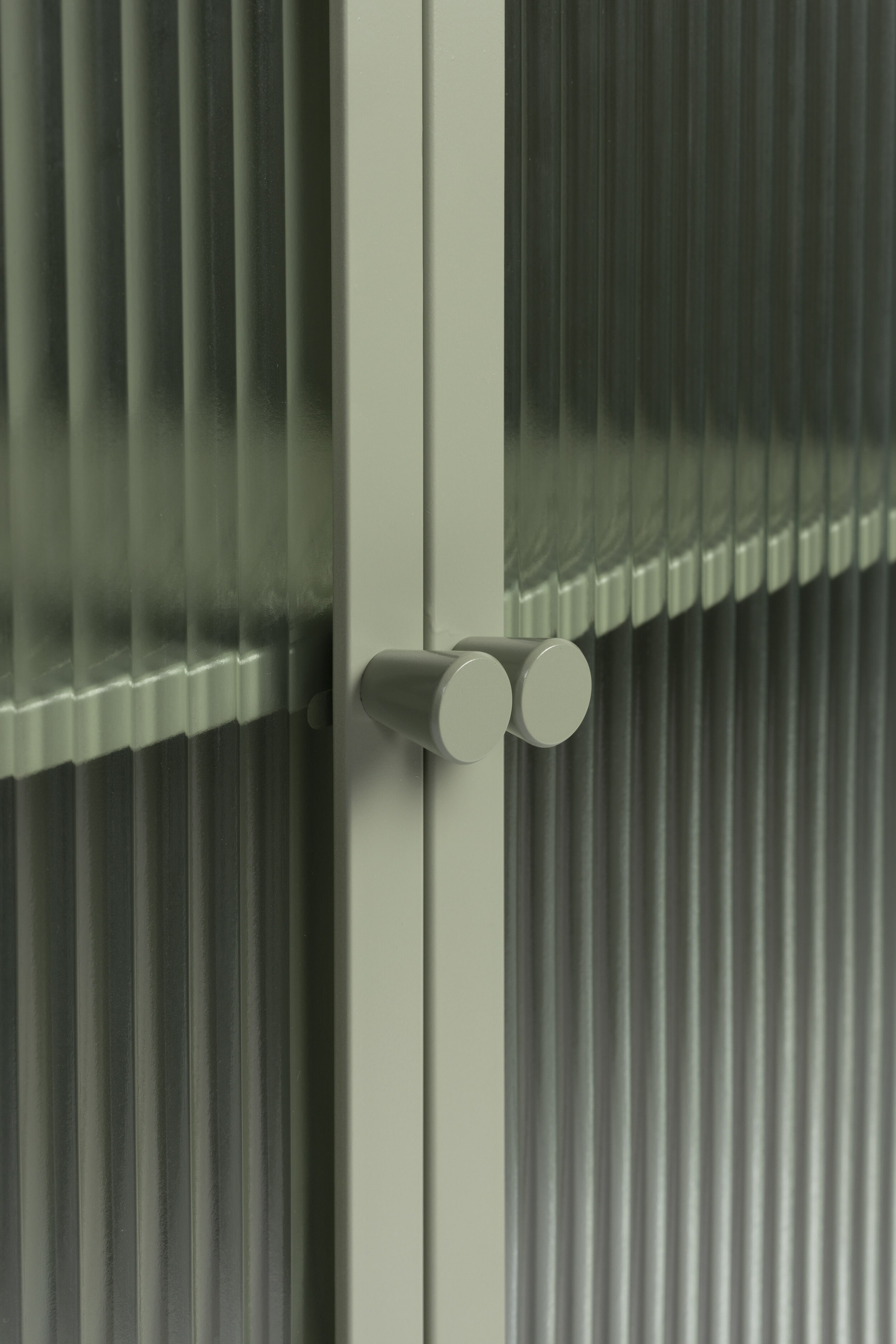 ZILT Vitrinekast 'Lislie' 105 x 60cm, kleur Groen