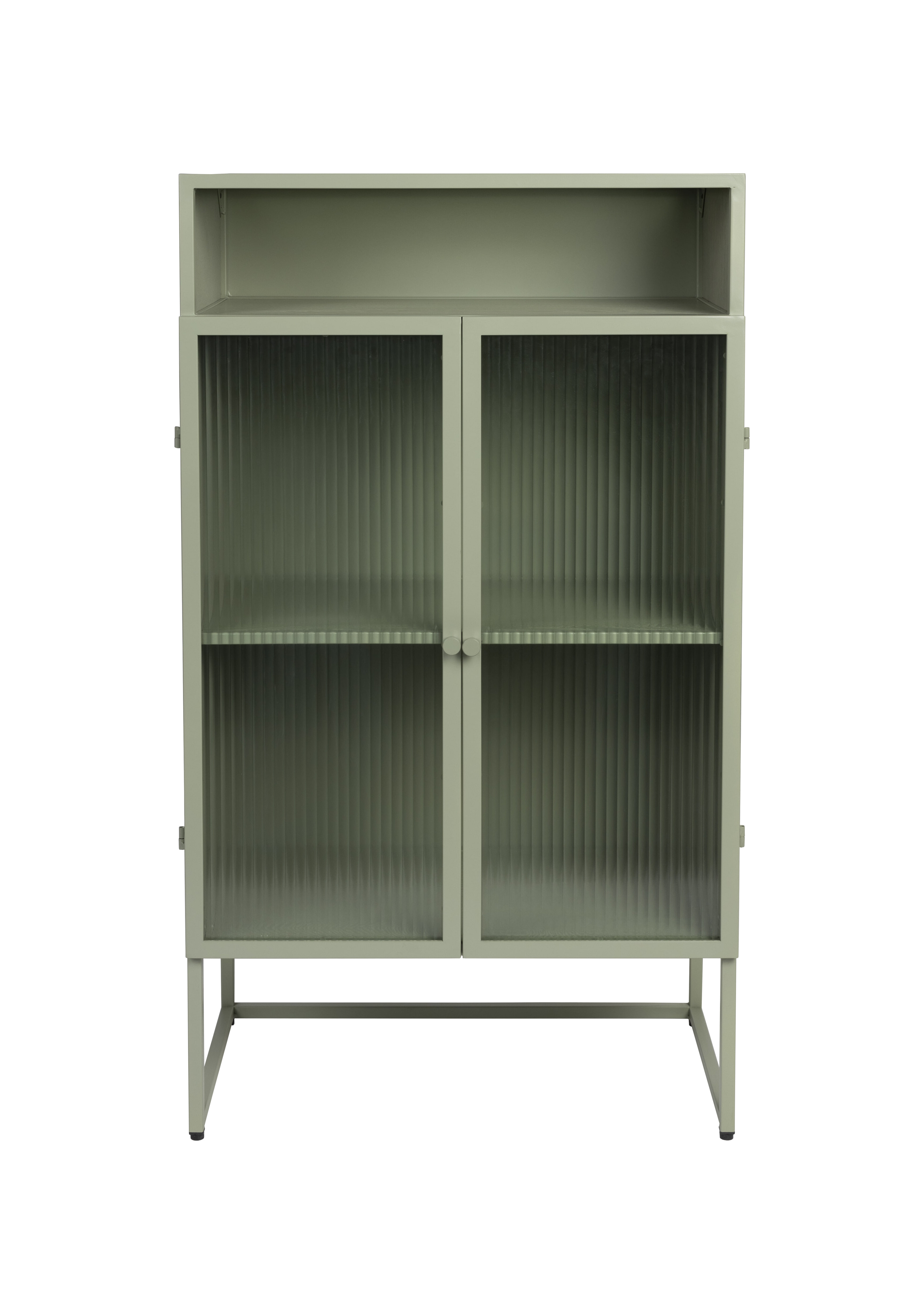 ZILT Vitrinekast 'Lislie' 105 x 60cm, kleur Groen