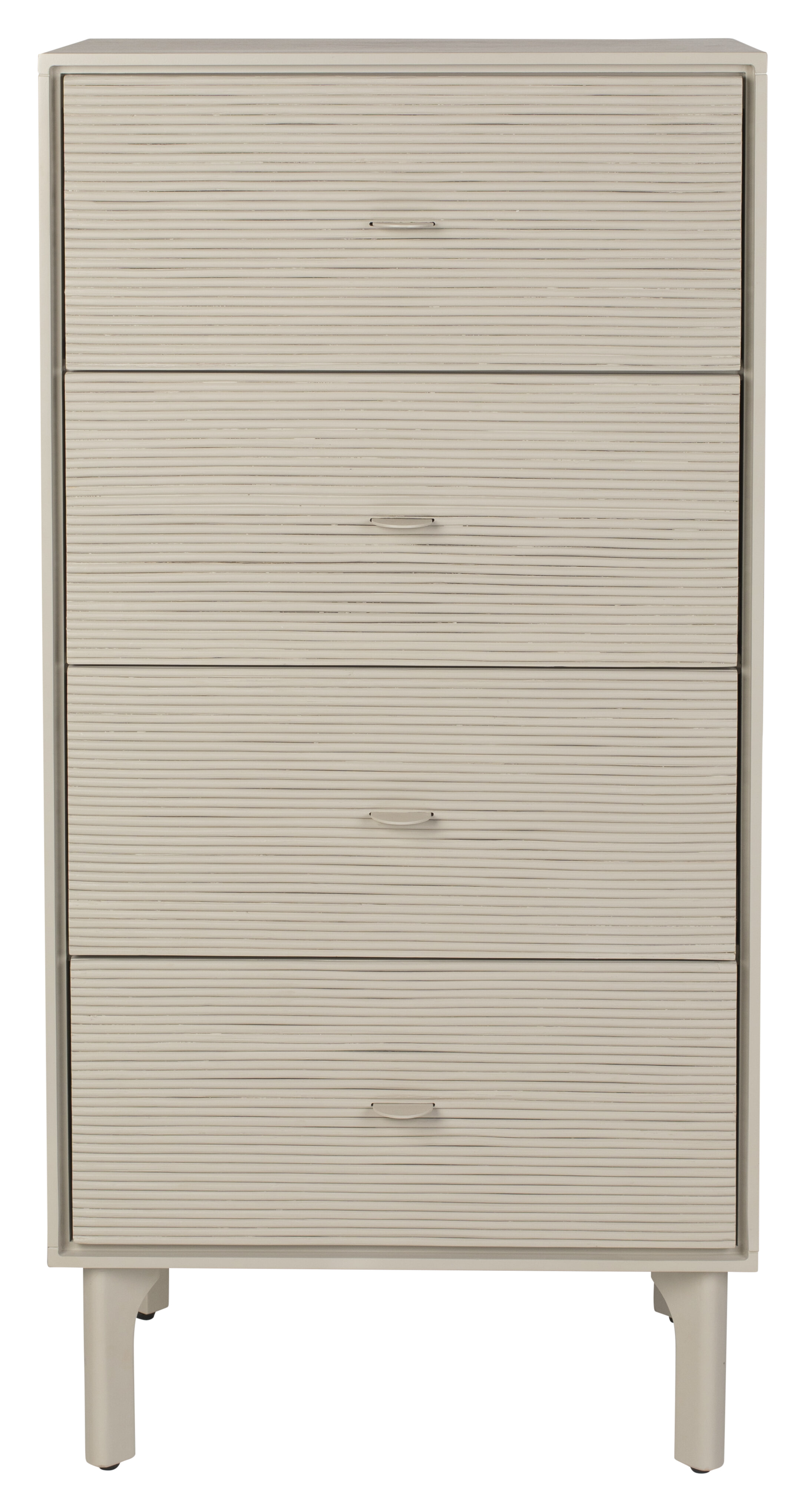 Zuiver Ladekast Morning Acaciahout en rotan, Met 3 laden - Beige