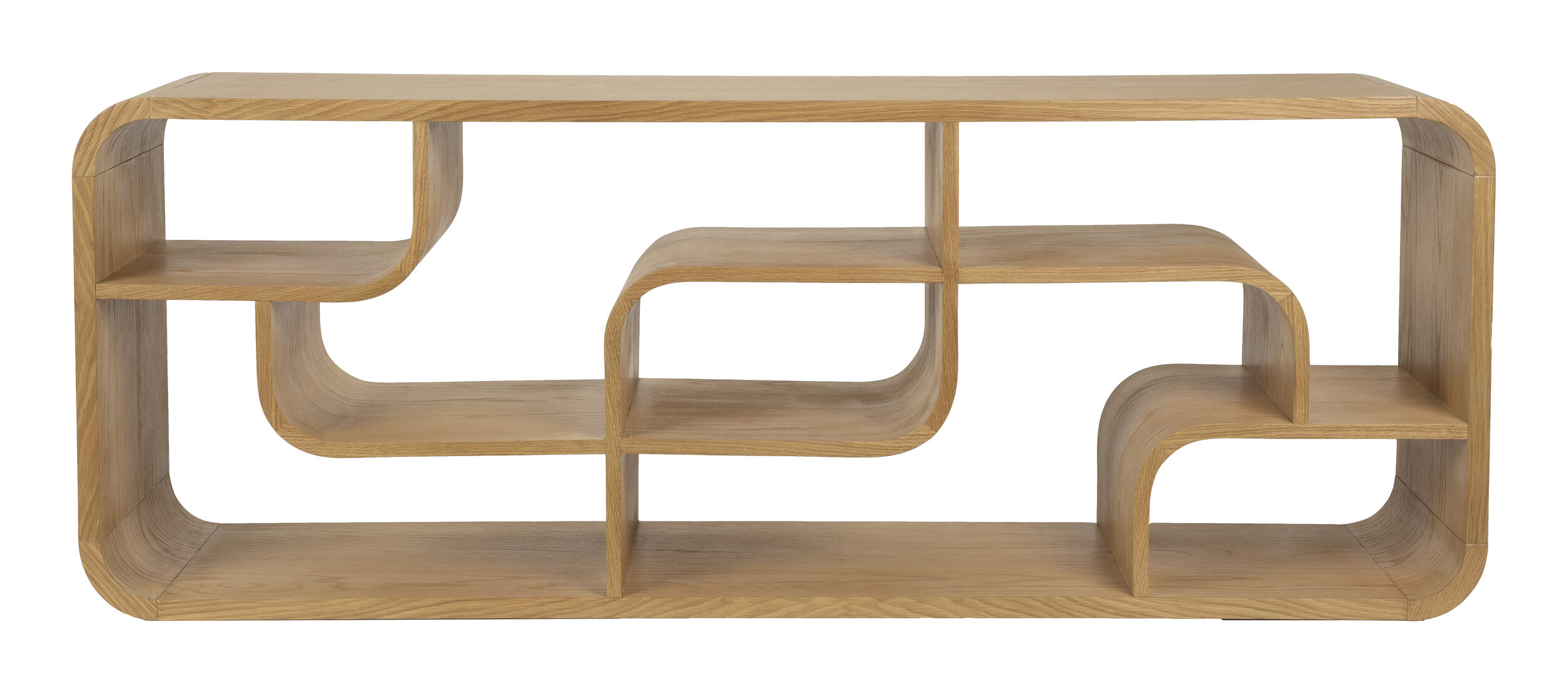 Zuiver Wandkast 'Seven' Eiken, 160 x 60cm, kleur Naturel