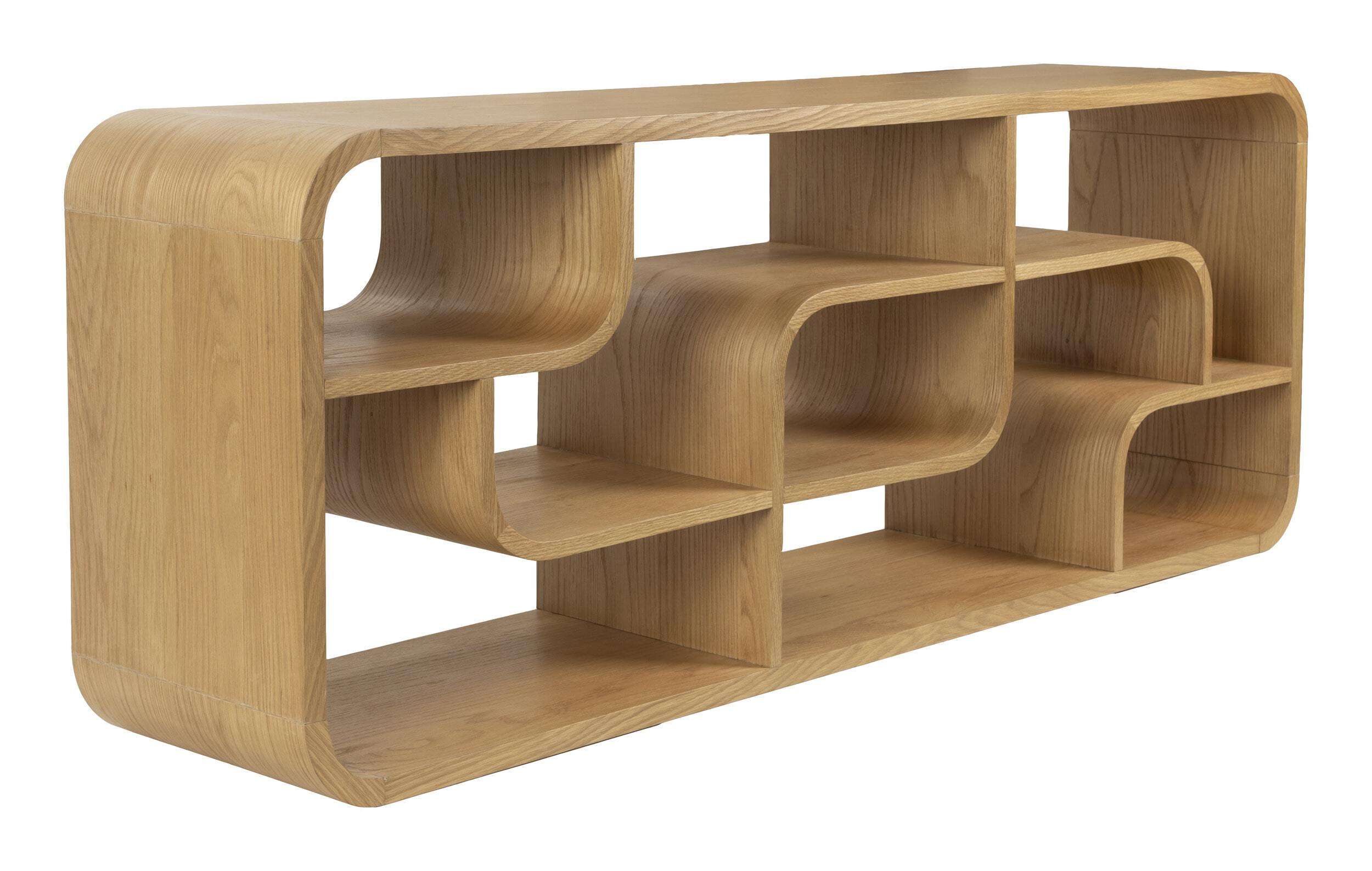 Zuiver Wandkast 'Seven' Eiken, 160 x 60cm, kleur Naturel