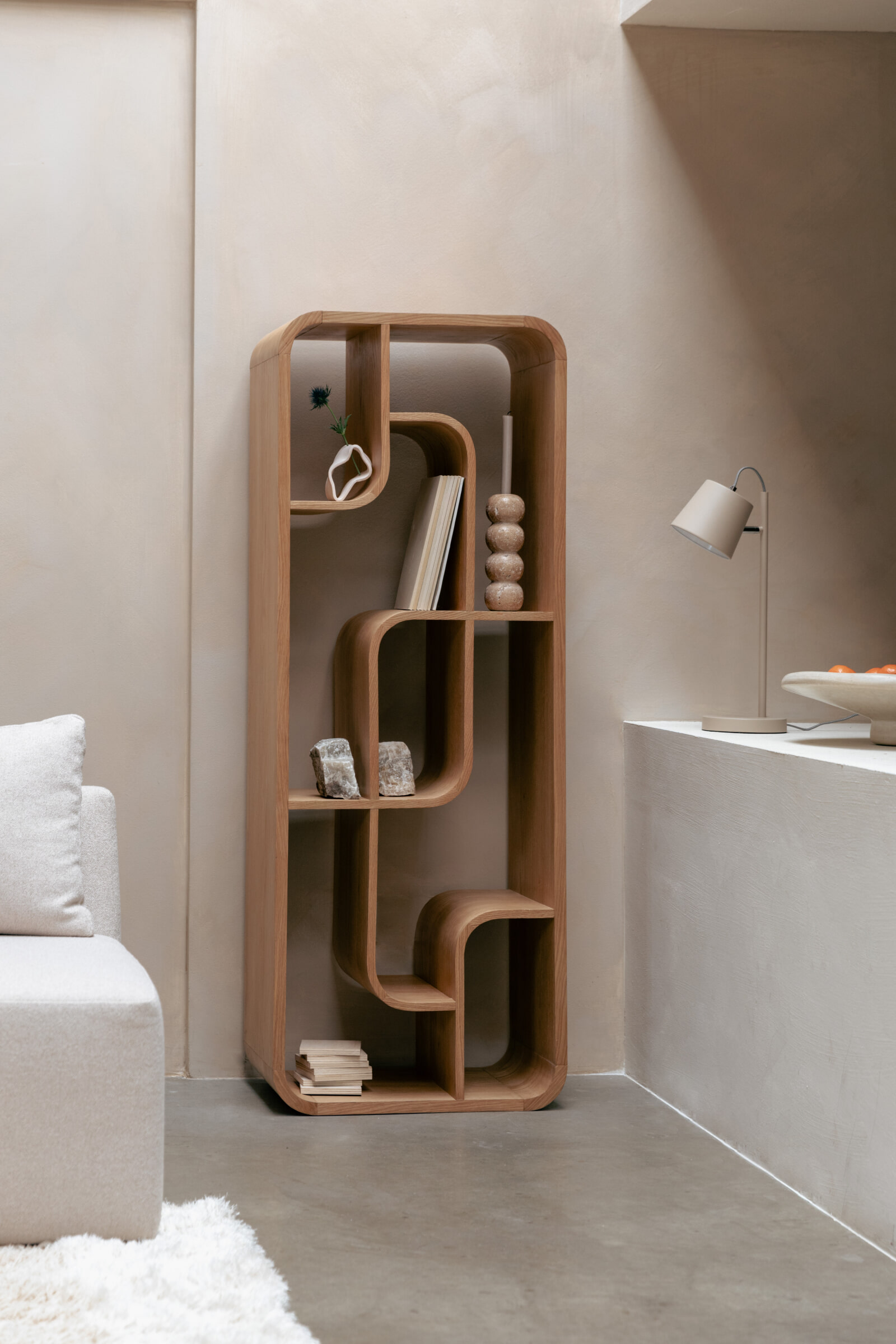 Zuiver Wandkast 'Seven' Eiken, 160 x 60cm, kleur Naturel