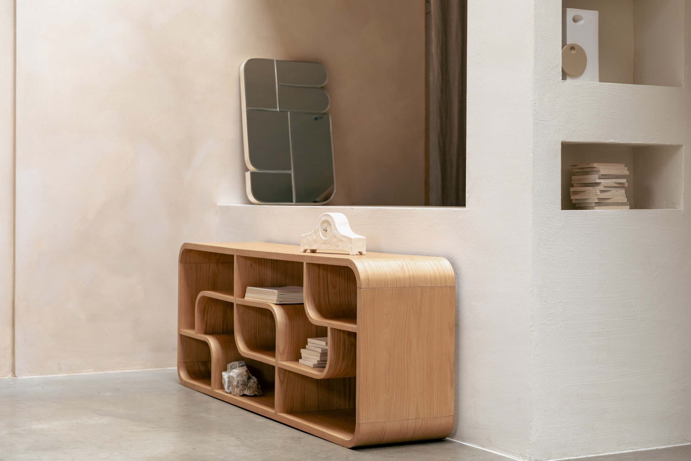 Zuiver Wandkast 'Seven' Eiken, 160 x 60cm, kleur Naturel