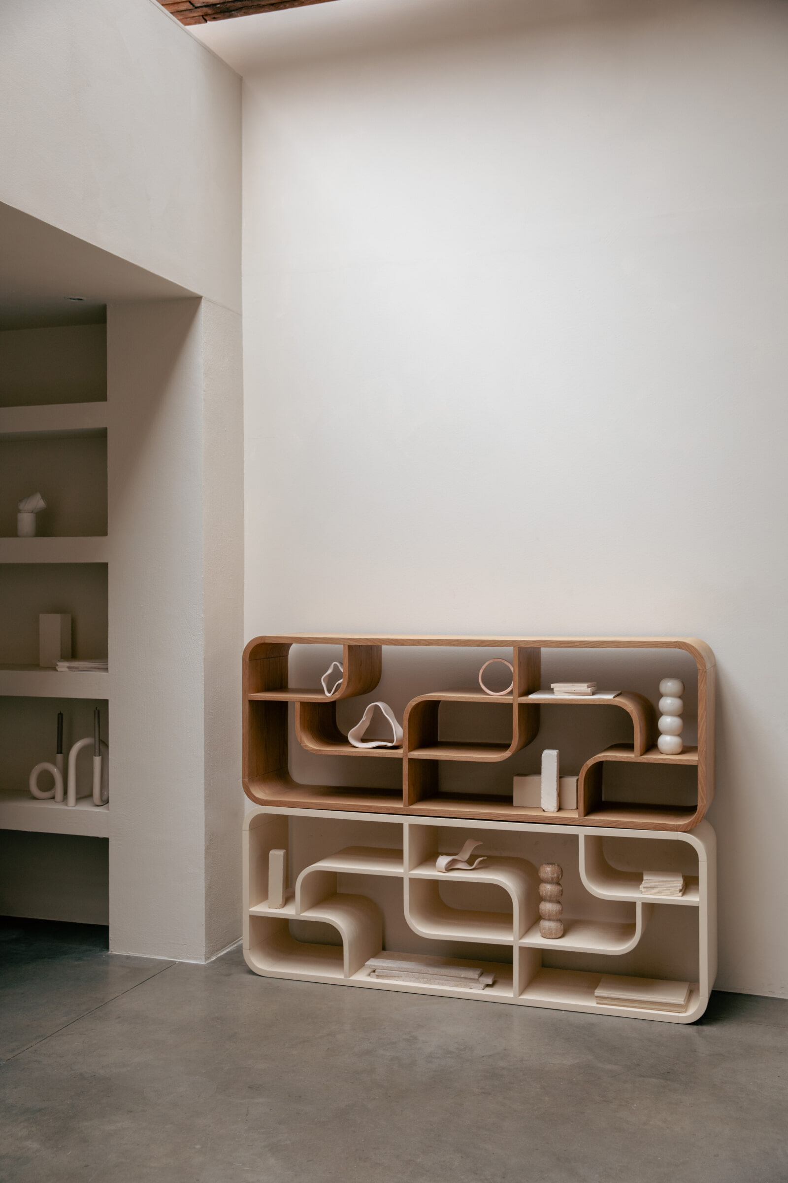 Zuiver Wandkast 'Seven' Eiken, 160 x 60cm, kleur Naturel
