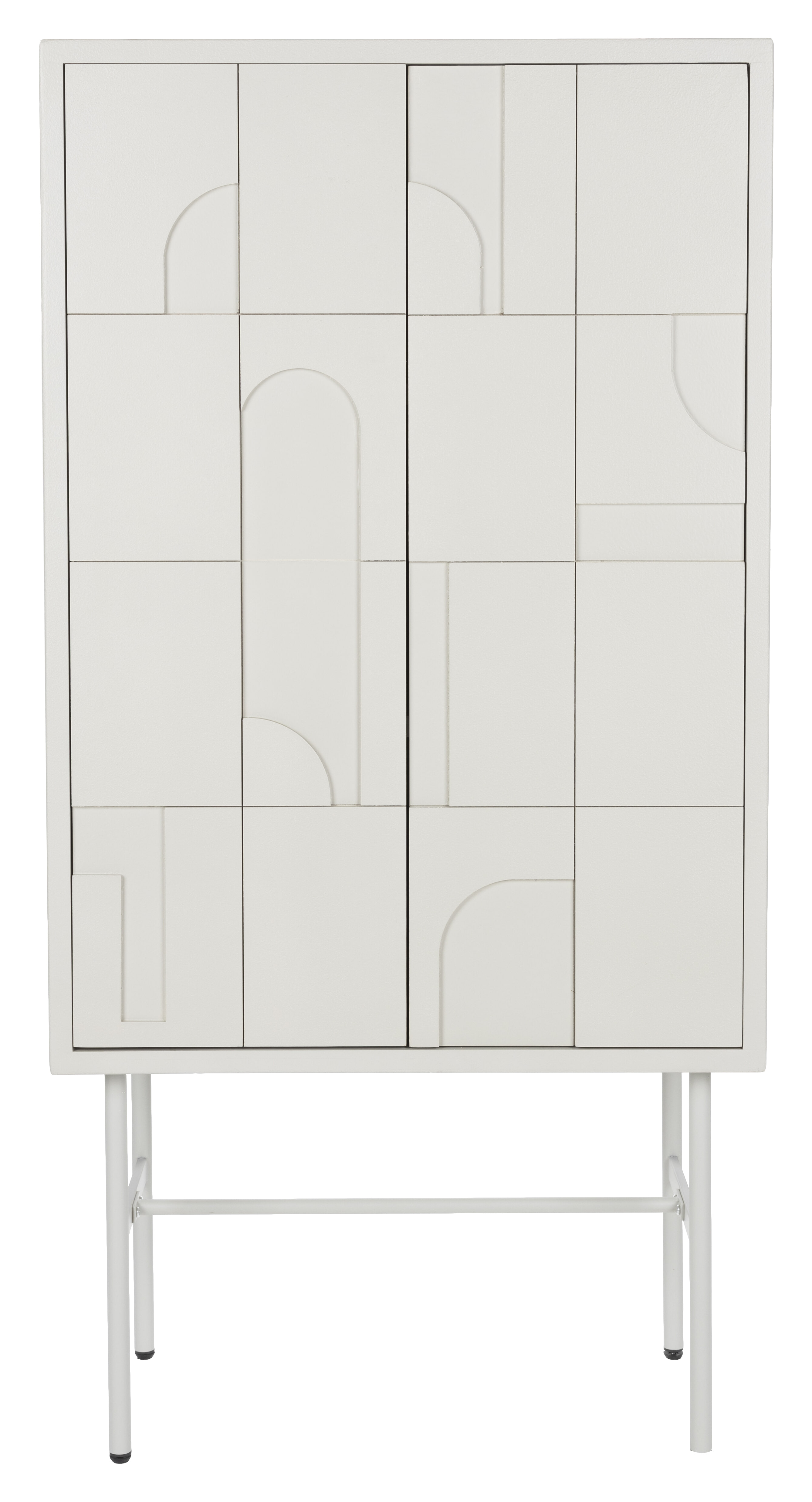 ZILT Opbergkast Hernandez 140 x 70cm - Beige