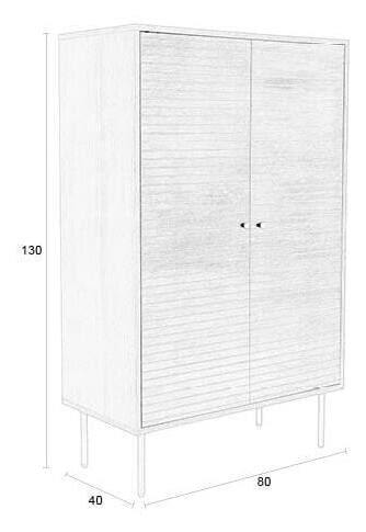 ZILT Opbergkast 'Jarin' MDF, 130 x 80cm